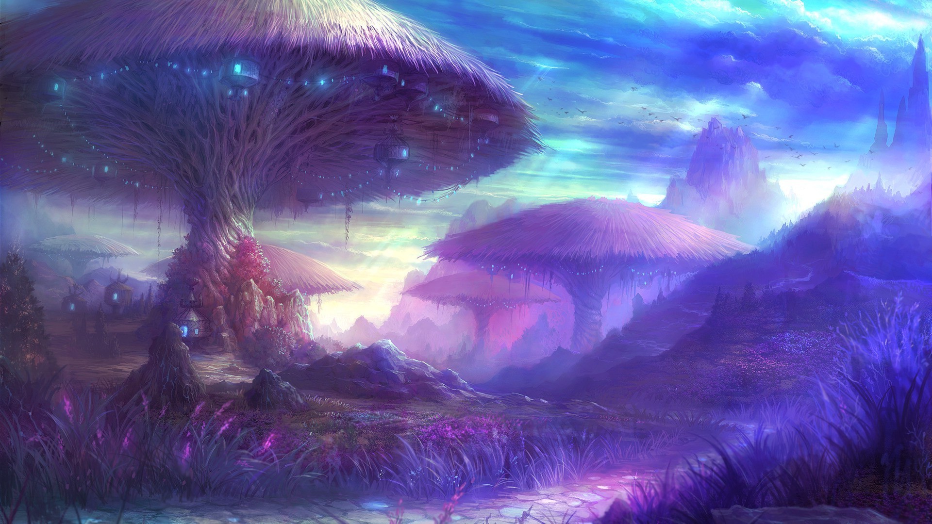 1920x1080 fantasy Art, Magic Mushrooms, Aion, Aion Online Wallpapers HD / Desktop and  Mobile Backgrounds