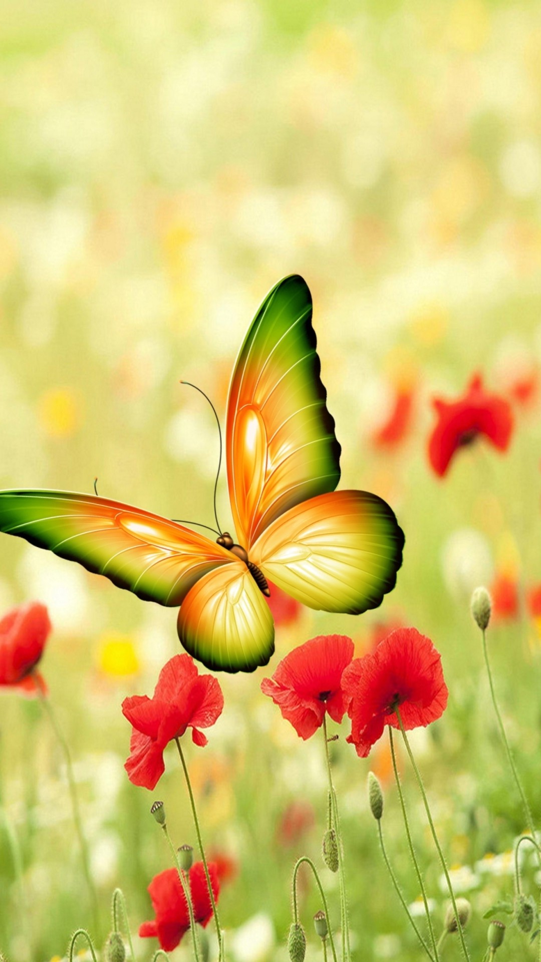 1080x1920 ... Free Download Butterfly iPhone Wallpaper Pixels Talk