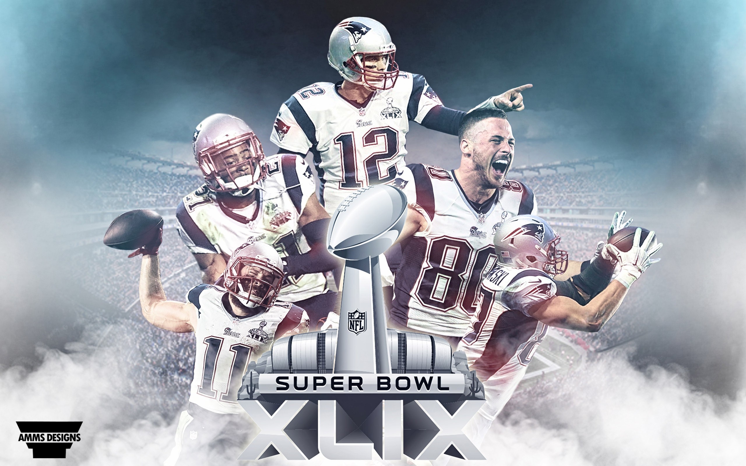 2560x1600  Free Wallpapers - New England Patriots Super Bowl XLIX Wallpaper
