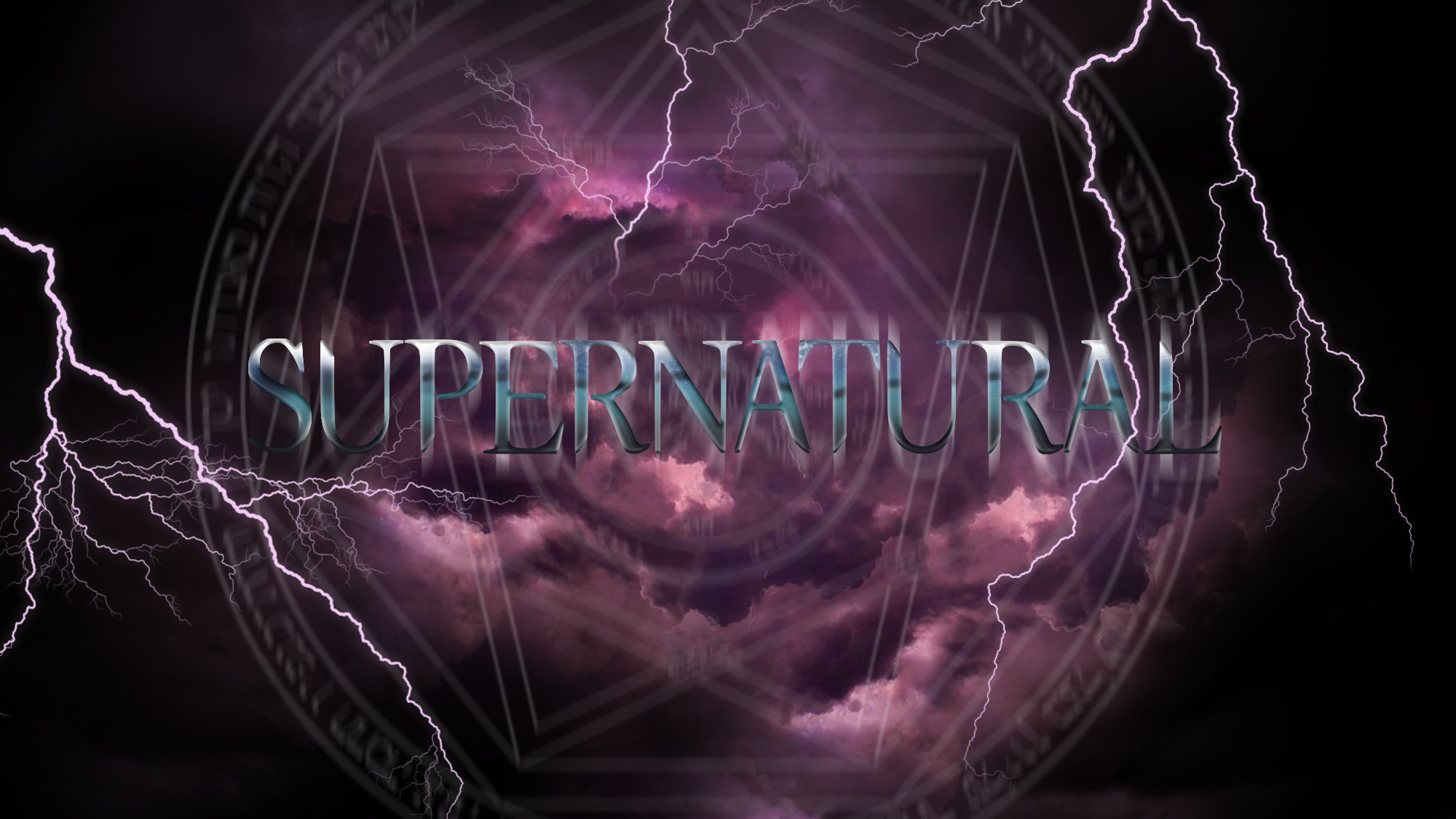 2000x1125 Supernatural Logo Series 3 Season 3 Storm by brandonarboleda on 