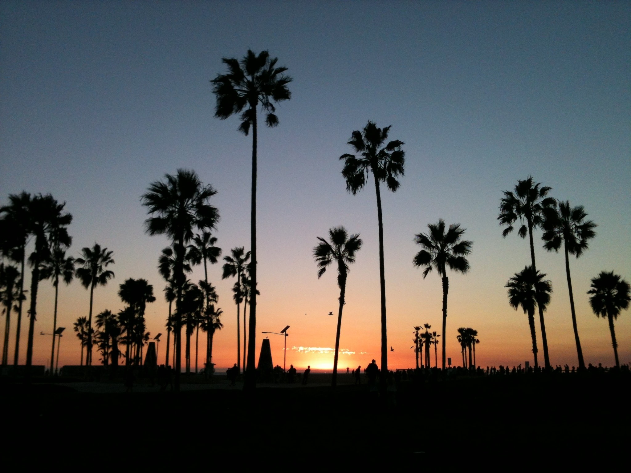 2048x1536 Venice Beach sunset