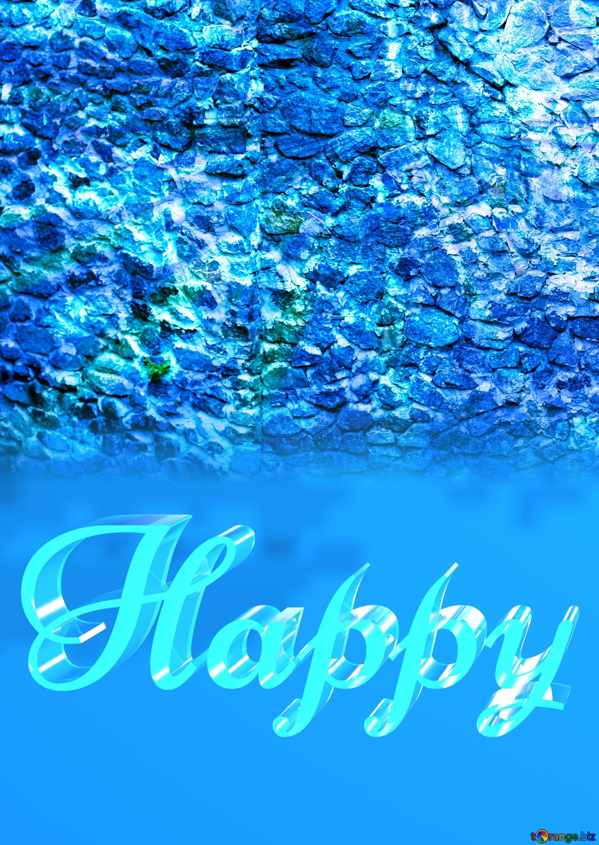 1920x2706 Happy glass blue background Stone Texture