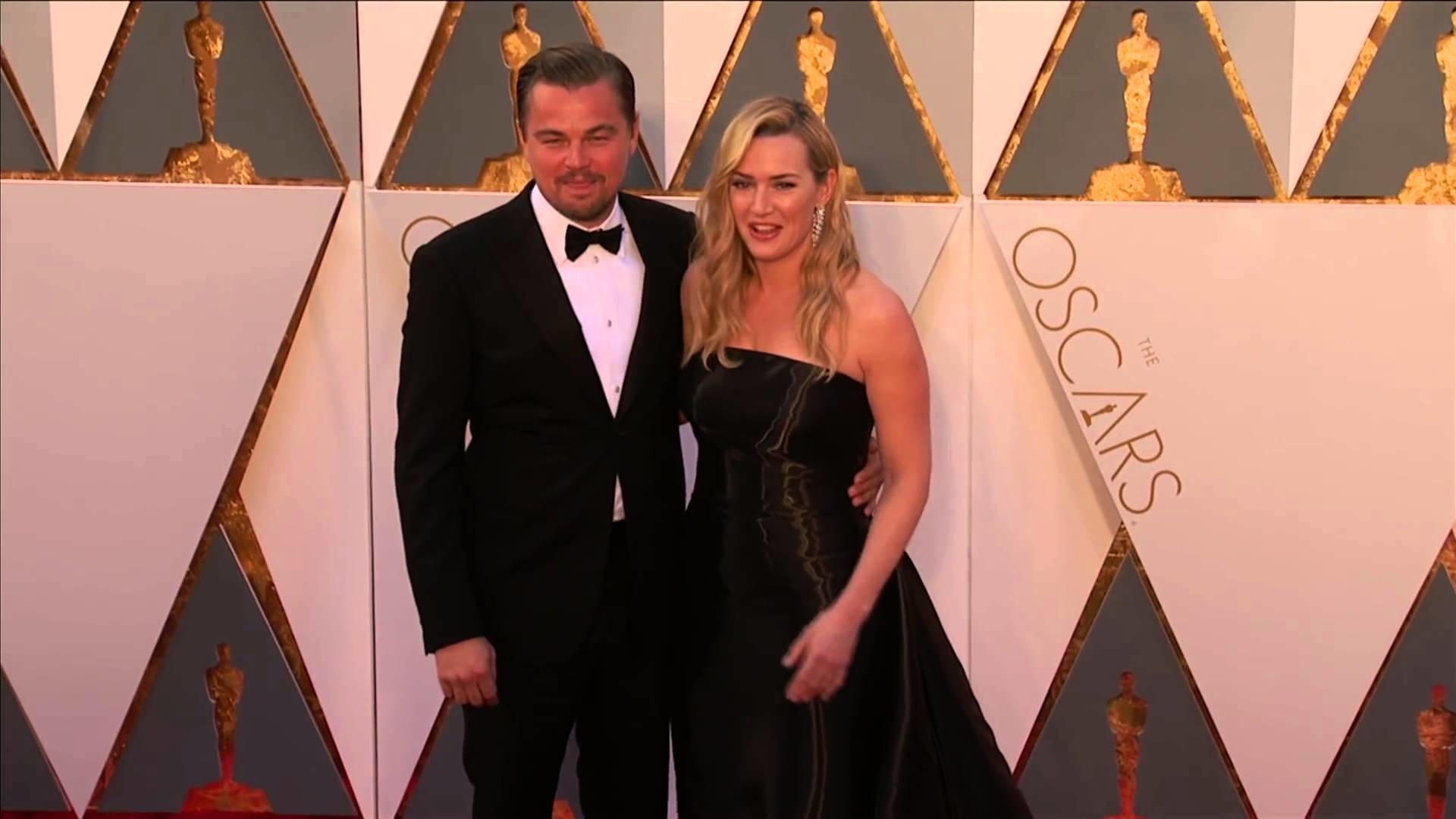 1920x1080 Kate Winslet and Leonardo DiCaprio on Red Carpet - Oscars 2016 (Part 1) -  YouTube