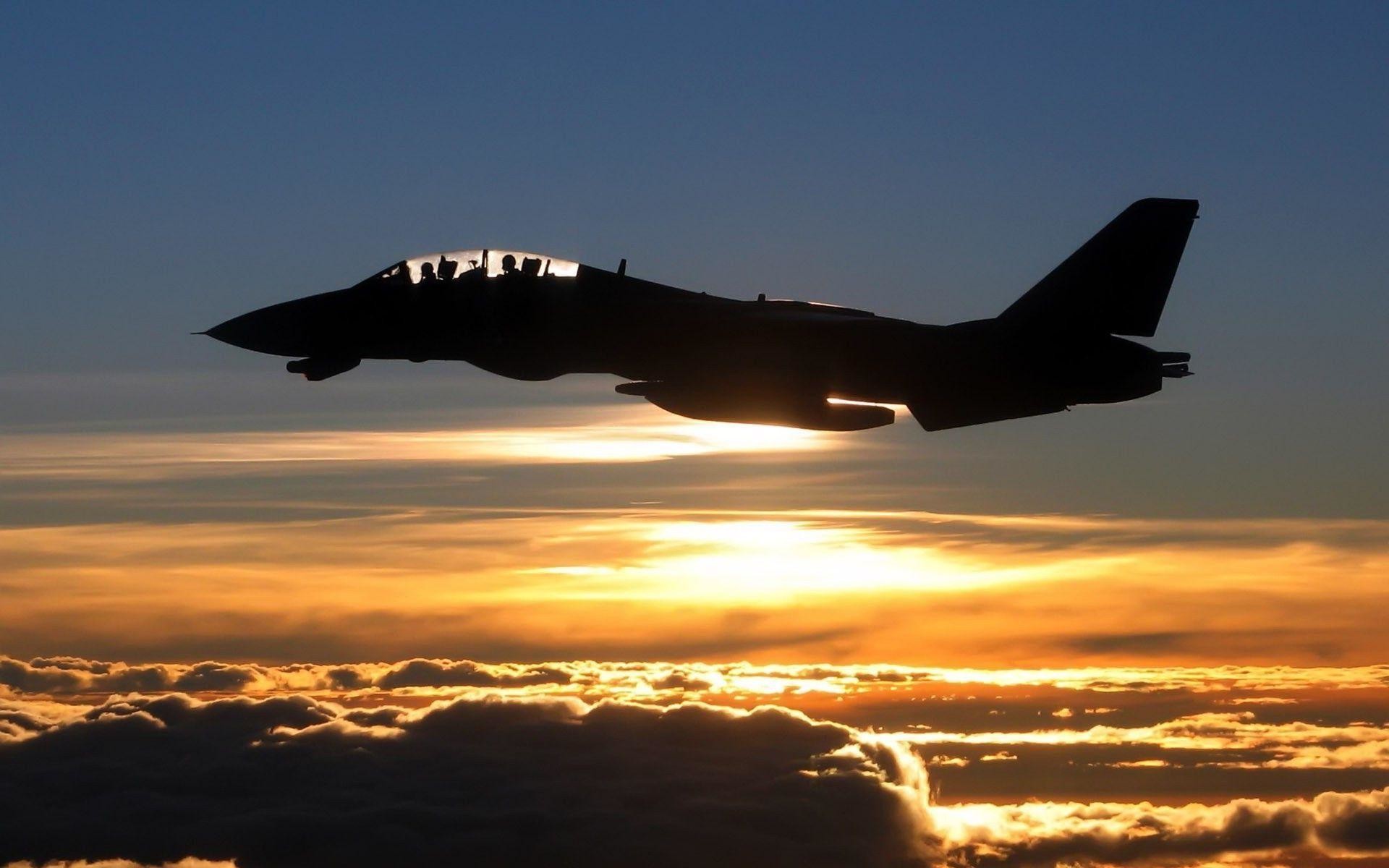 1920x1200 F14 tomcat sunset Wallpapers | Pictures