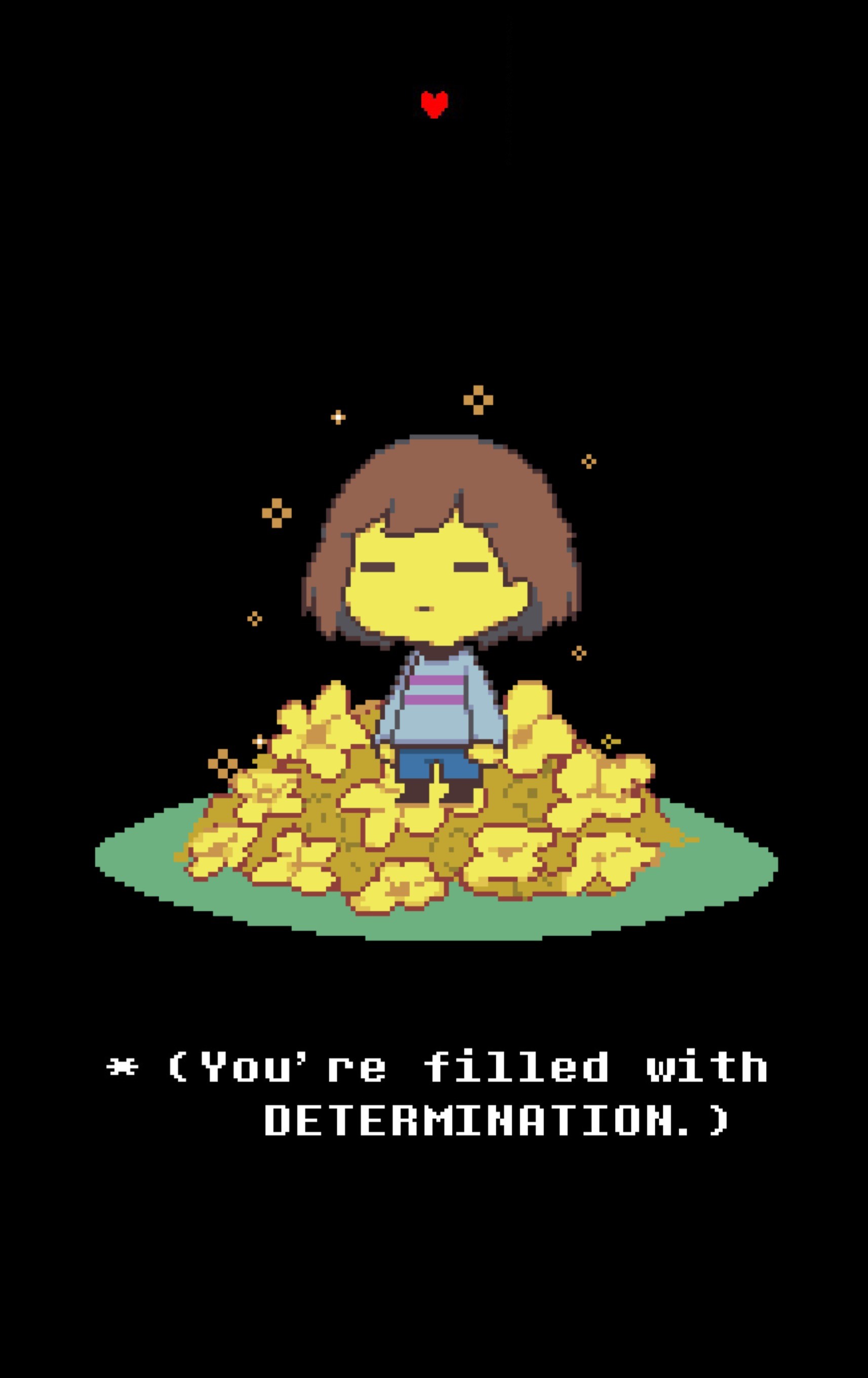 1714x2721 My Undertale iPhone wallpaper! (Credits to boorim on Deviantart for the  lovely Frisk pixel art)