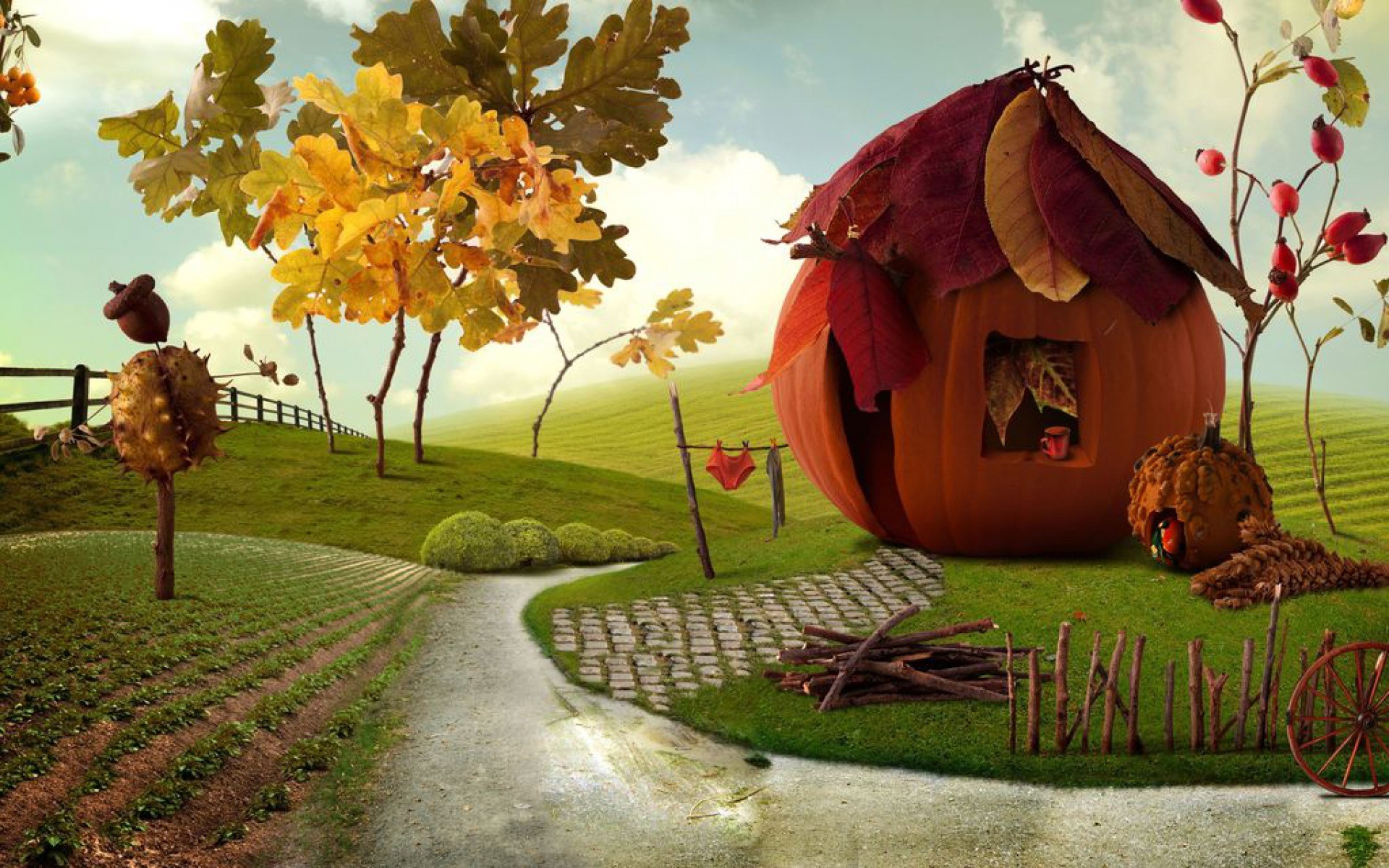 1920x1200 Imaginative Autumn Scenery wallpapers and stock photos