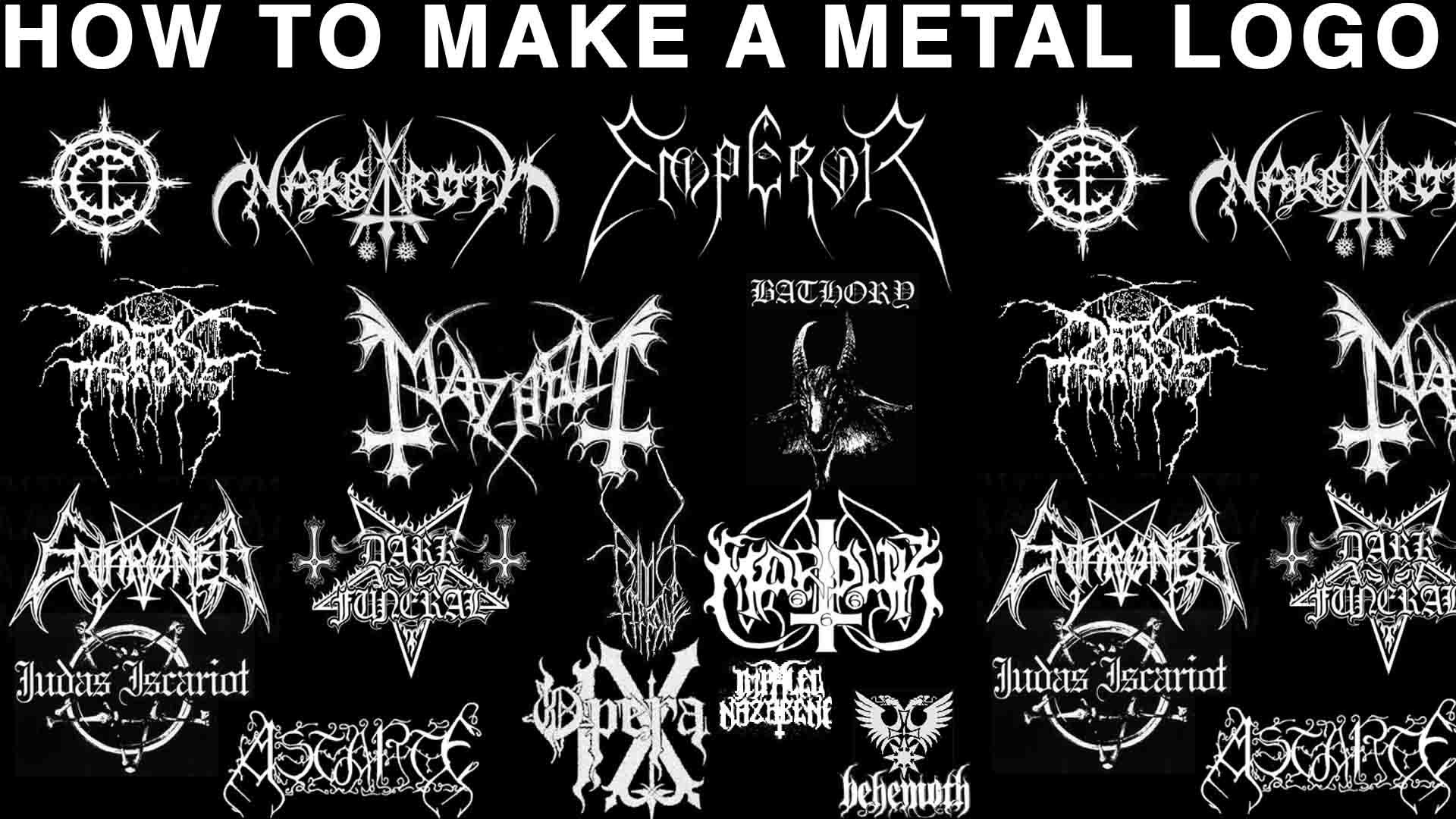 1920x1080 How To Make A Metal Band Logo