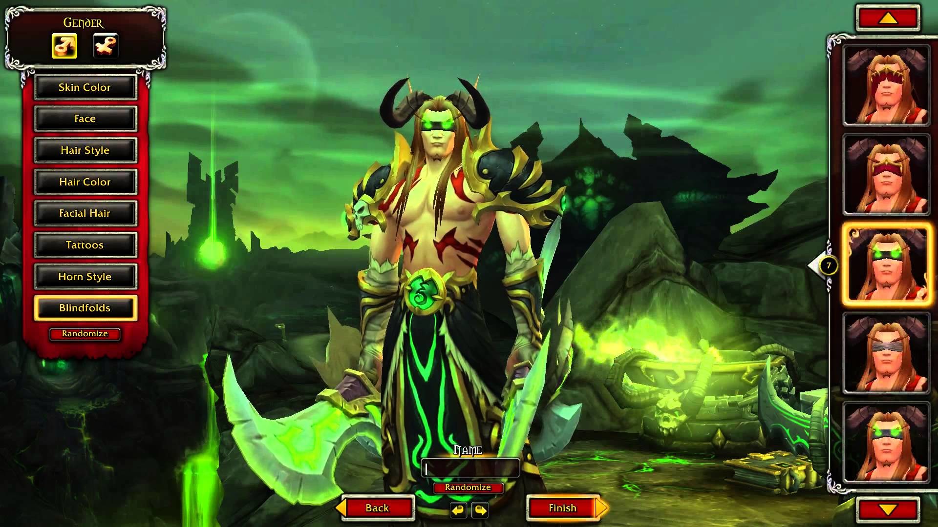 1920x1080 Blood Elf Demon Hunter character creation | World of Warcraft: Legion -  YouTube