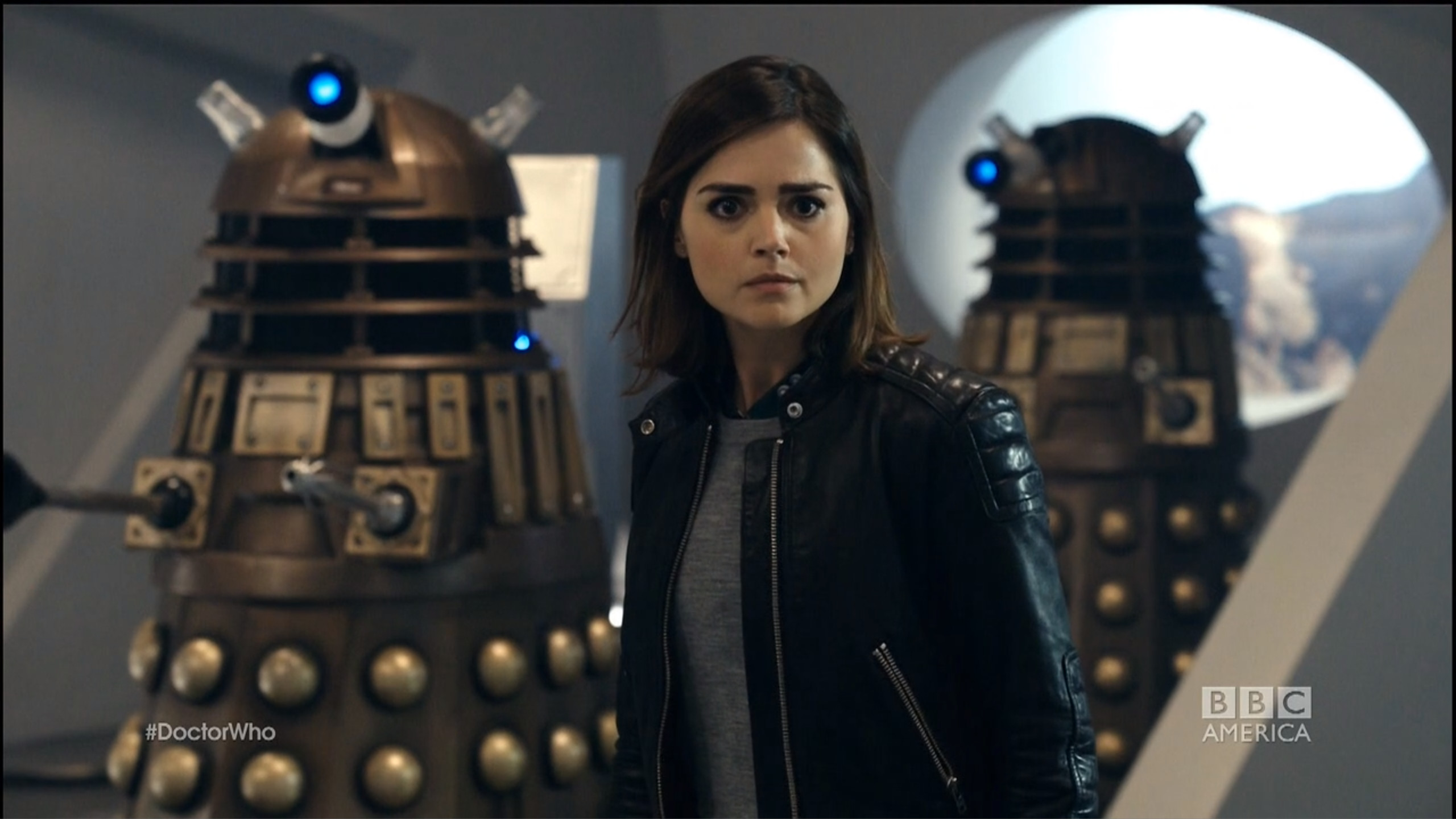 2560x1440 Jenna Coleman Doctor Who Wallpaper doctor who' season 9 premiere ends .