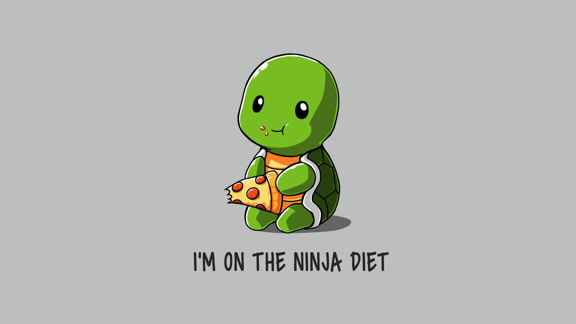 1920x1080 Funny Ninja On Diet