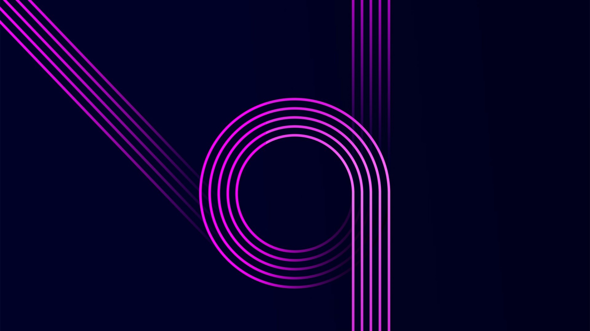 1920x1080 Abstract Lines In Purple Color Abstract QHD Wallpaper