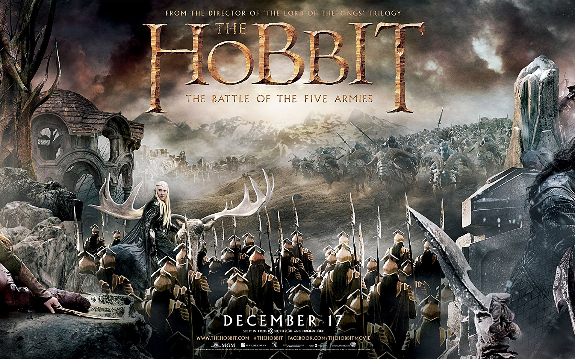 1920x1200 The Hobbit: The Battle of the Five Armies