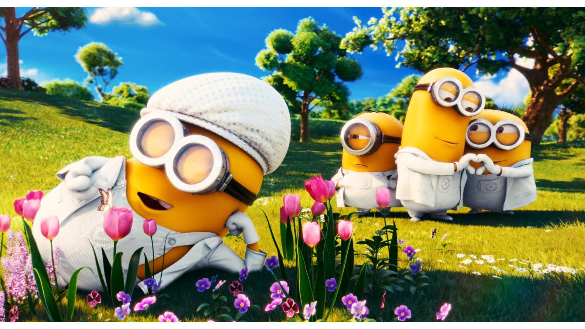 HD wallpaper minion bob beside body of water mirroring soft toy toys  fun  Wallpaper Flare