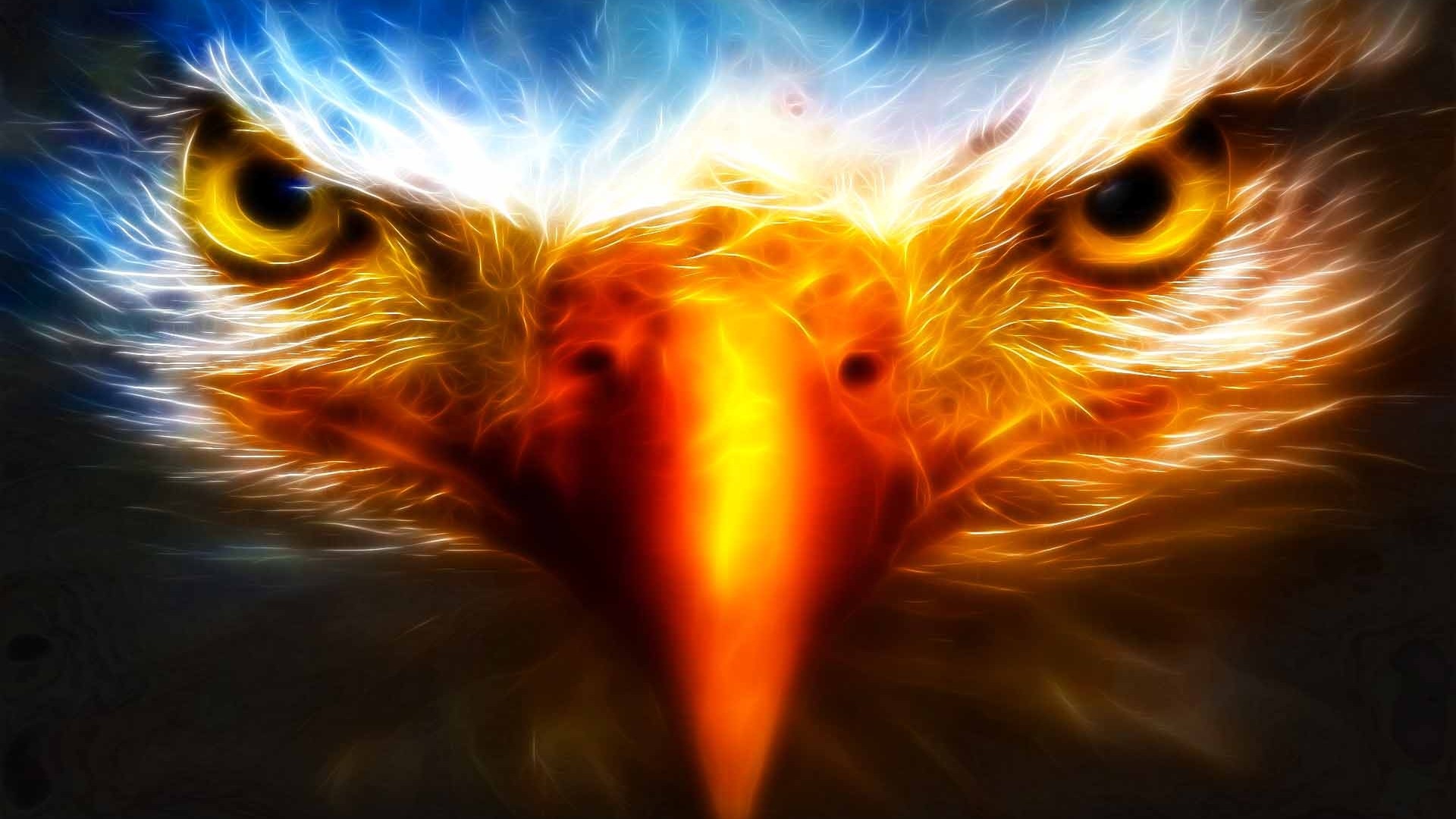 1920x1080 A beautiful picture of #3D Furious #Eagle Wallpaper downloaded from  http://alliswall.com | 3D & Abstract | Pinterest | Eagle wallpaper