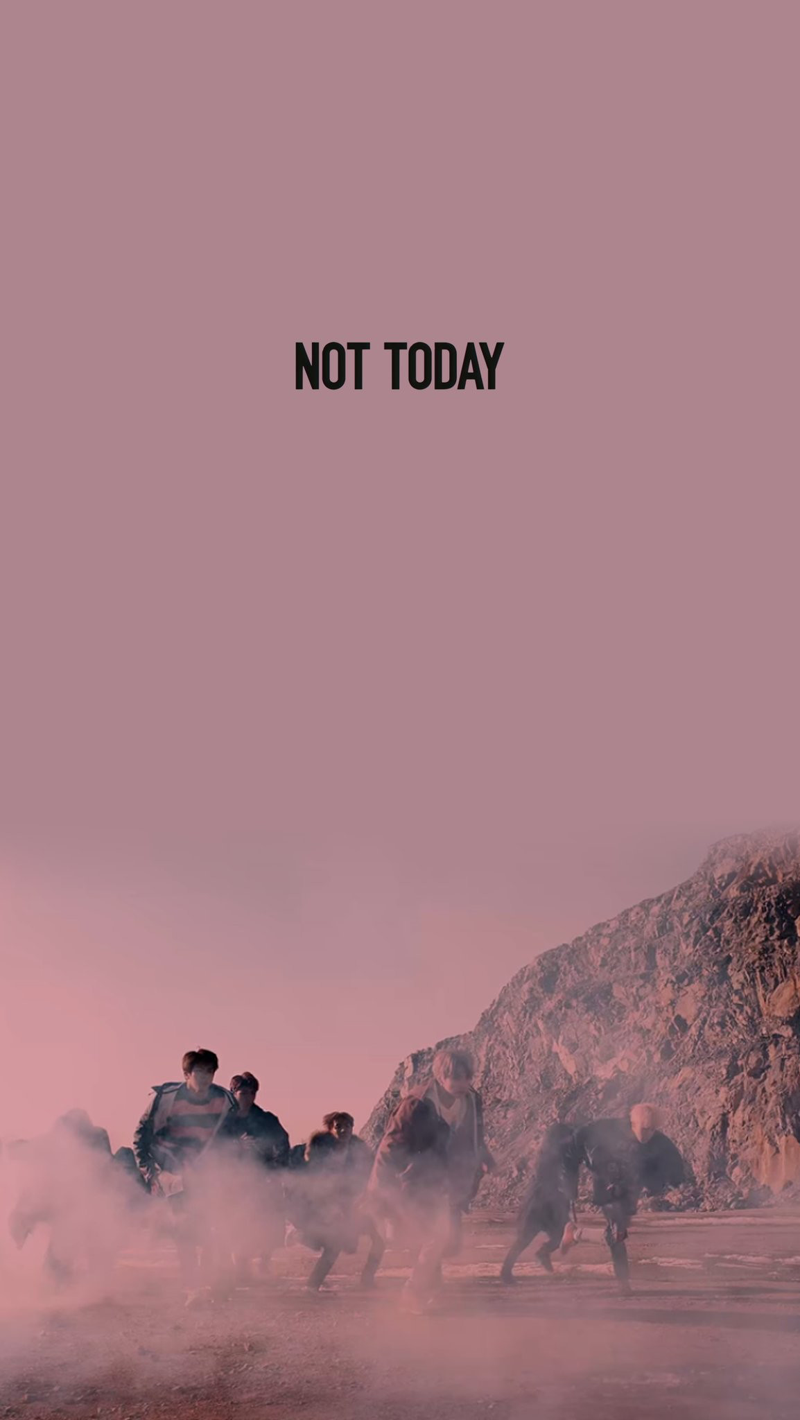 1154x2048 BTS || BTS Wallpapers || Not Today || You Never Walk Alone