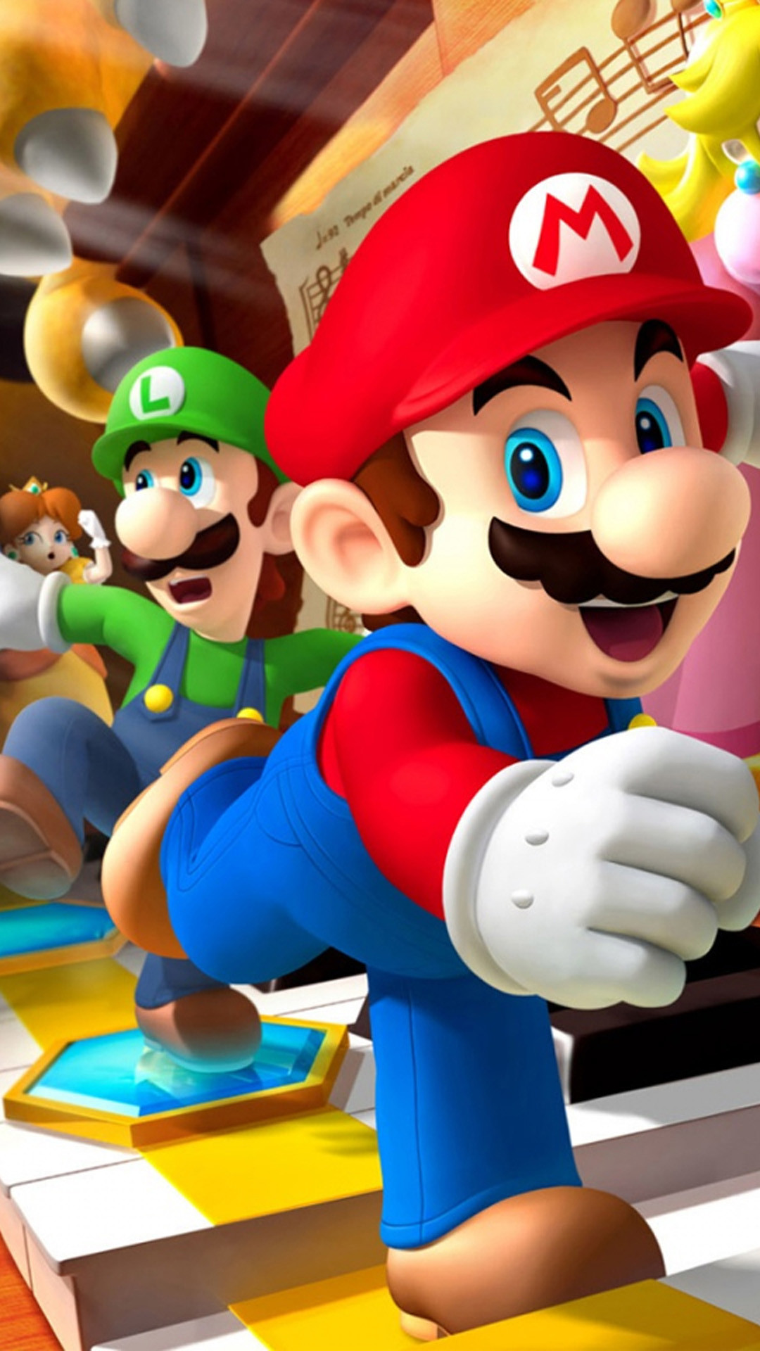 1080x1920 Mario bros Games Galaxy S5 wallpaper