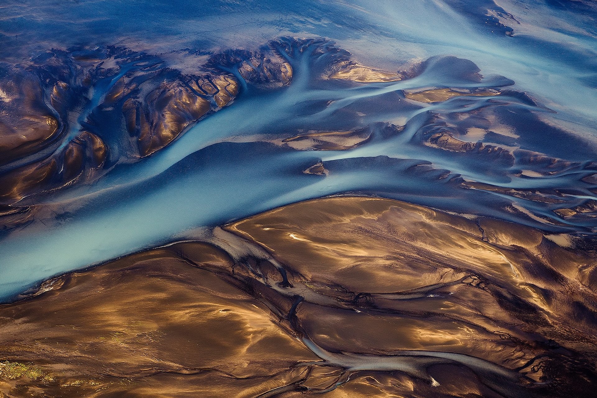 1920x1280 Iceland River Abstract Landscape Wallpaper At 3d Wallpapers