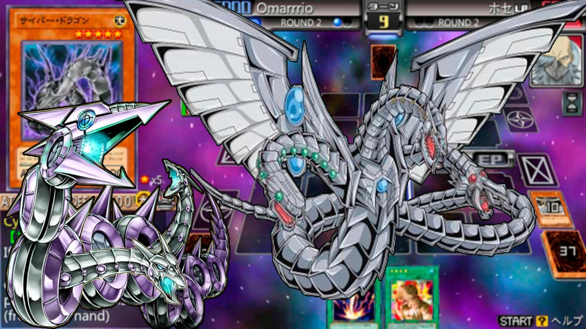 1920x1080 Yu-Gi-Oh! 5D's Tag Force 6 Chimeratech Fortress Dragon & Cyber End Dragon -  YouTube