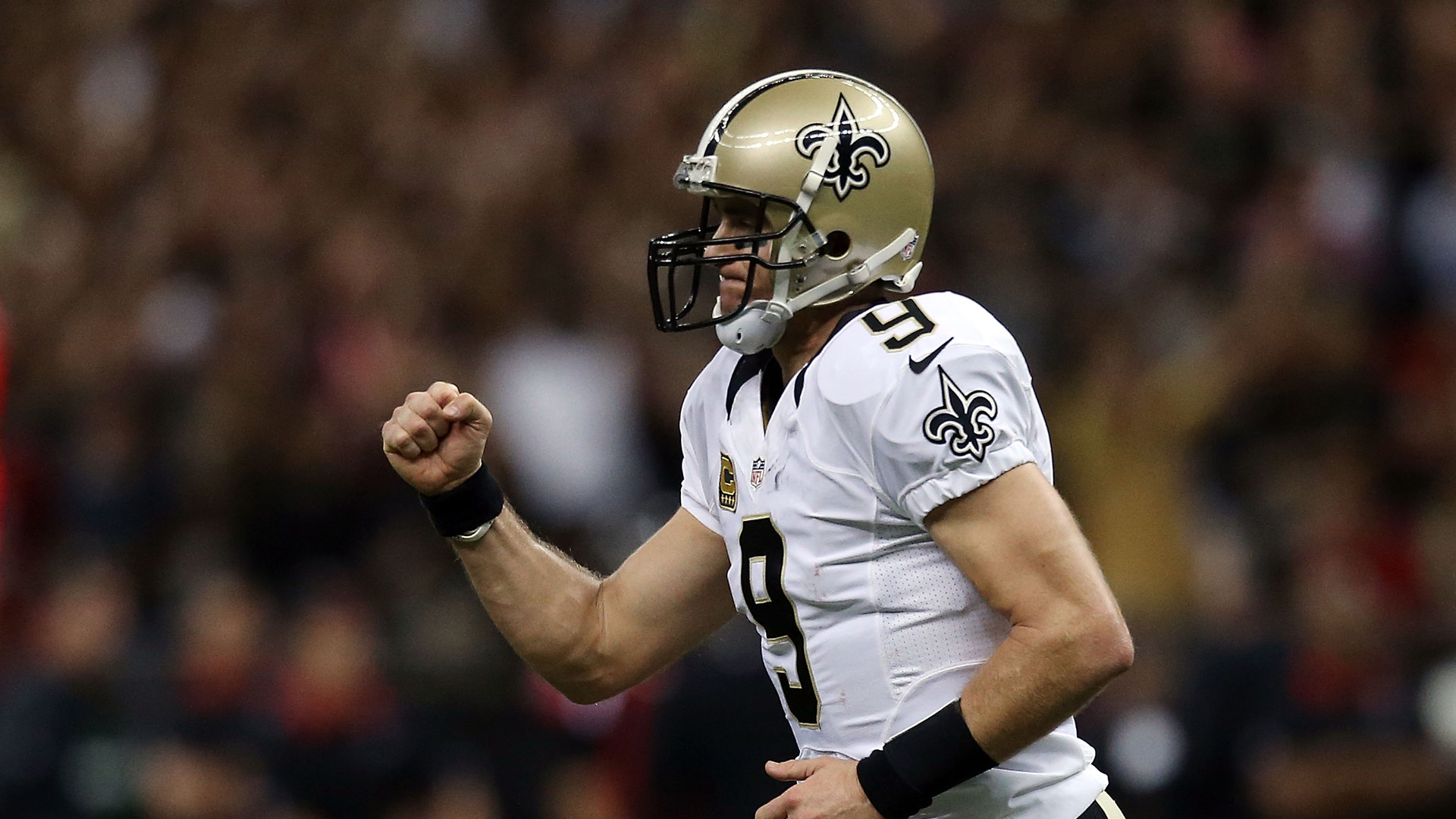1920x1080 Watch Brees complete 30 of 39 passes for 312 yards as New Orleans ended  Atlanta Falcons