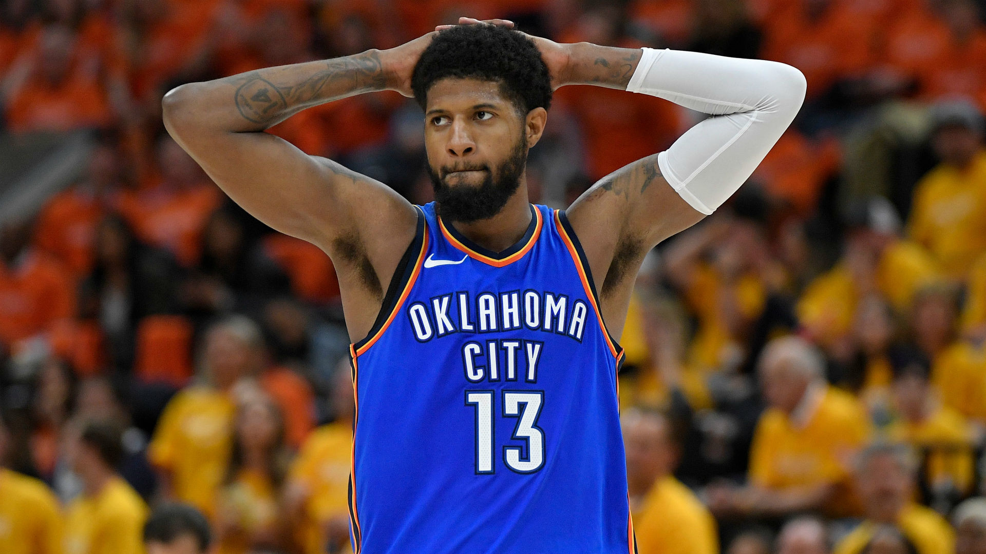 1920x1080 Thunder offseason outlook: How will OKC handle Paul George, Carmelo Anthony  after early playoff exit?