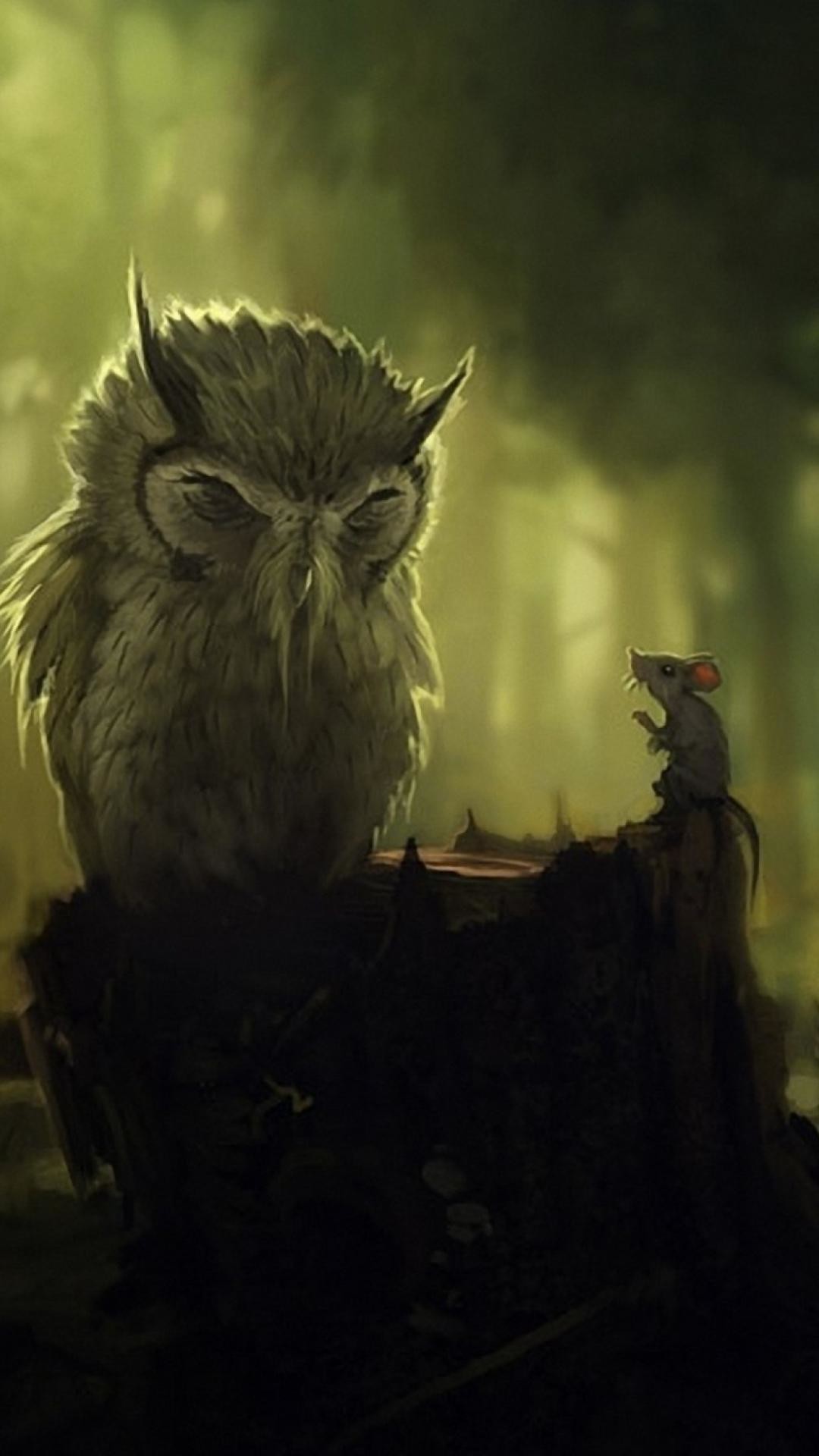 1080x1920 wallpaper.wiki-Cute-Owl-Wallpaper-Widescreen-for-Android-