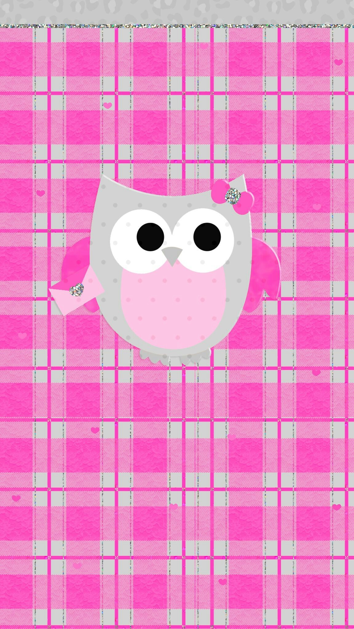 1152x2048 Pink owl wallpaper cute