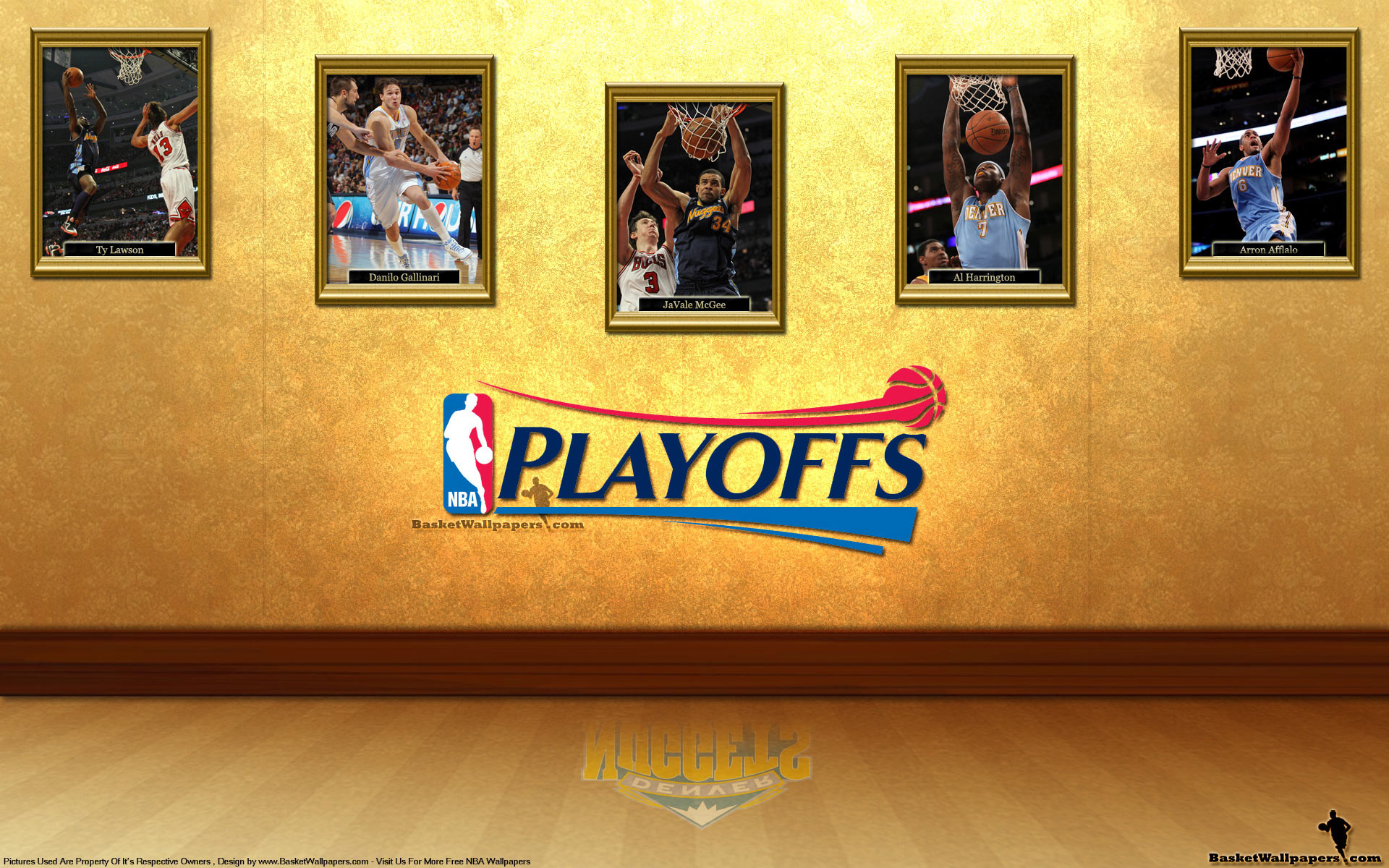 1920x1200 Denver Nuggets See You In Playoffs 2012 Wallpaper