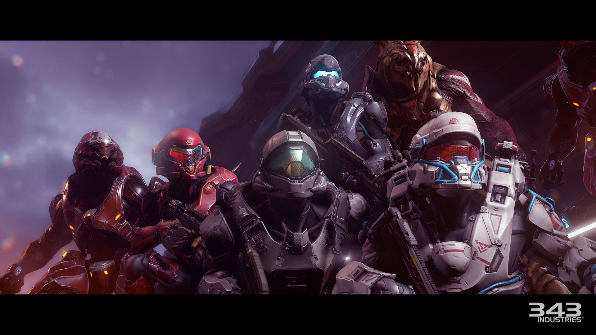 1920x1080 Two Distinct Teams. With Halo 5: ...