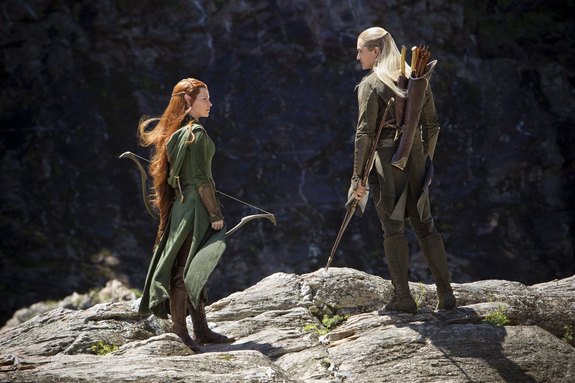 1920x1280 elves archers forest the hobbit: the desolation of smaug legolas tauriel or  there and back