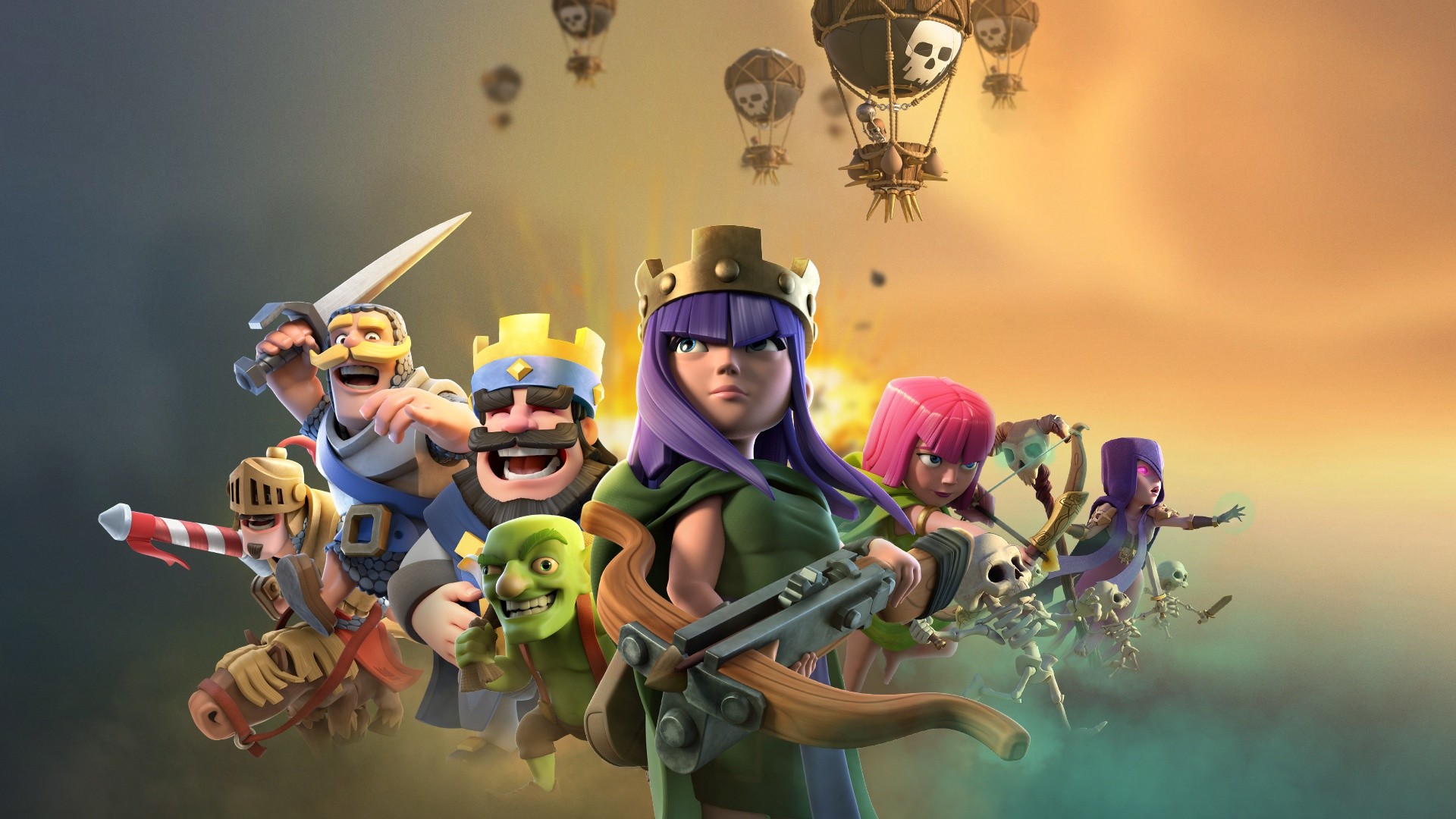 1920x1080 Clash Royale Supercell HD Wallpaper