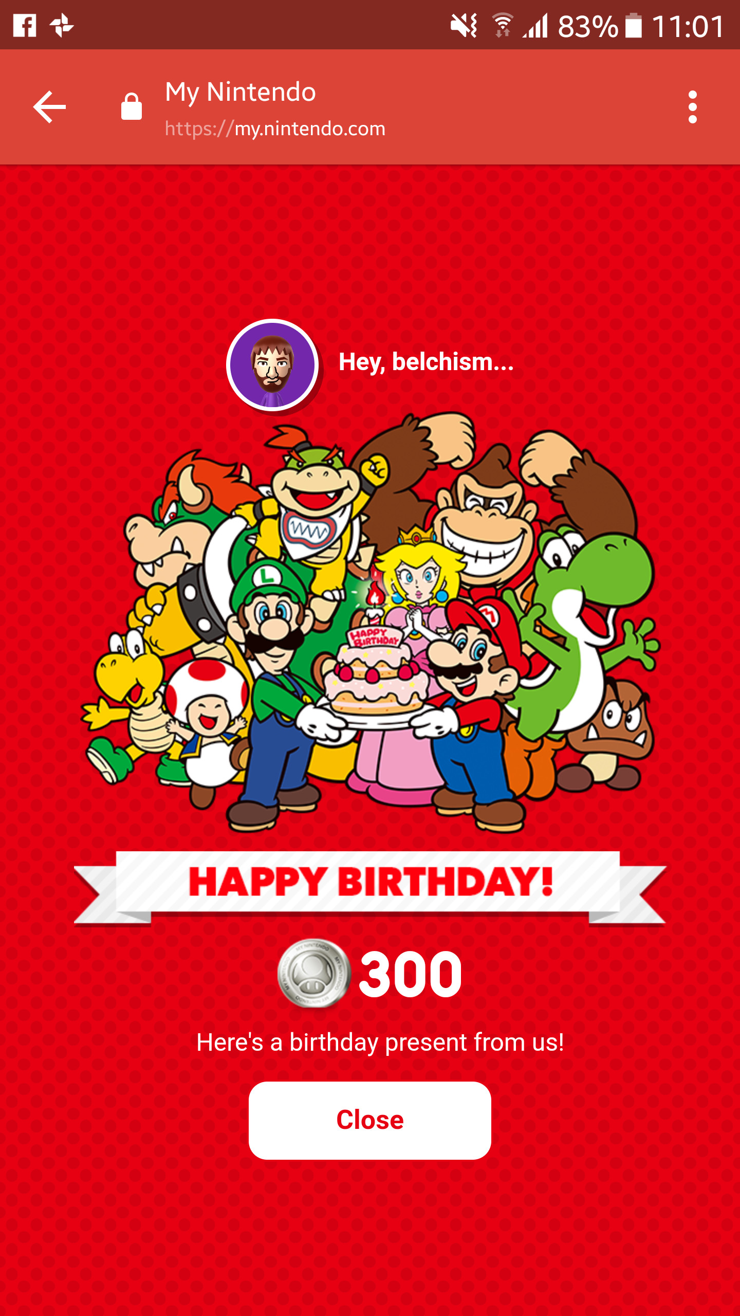 1440x2560 It's my birthday today. I really appreciate the little things that Nintendo  put in.