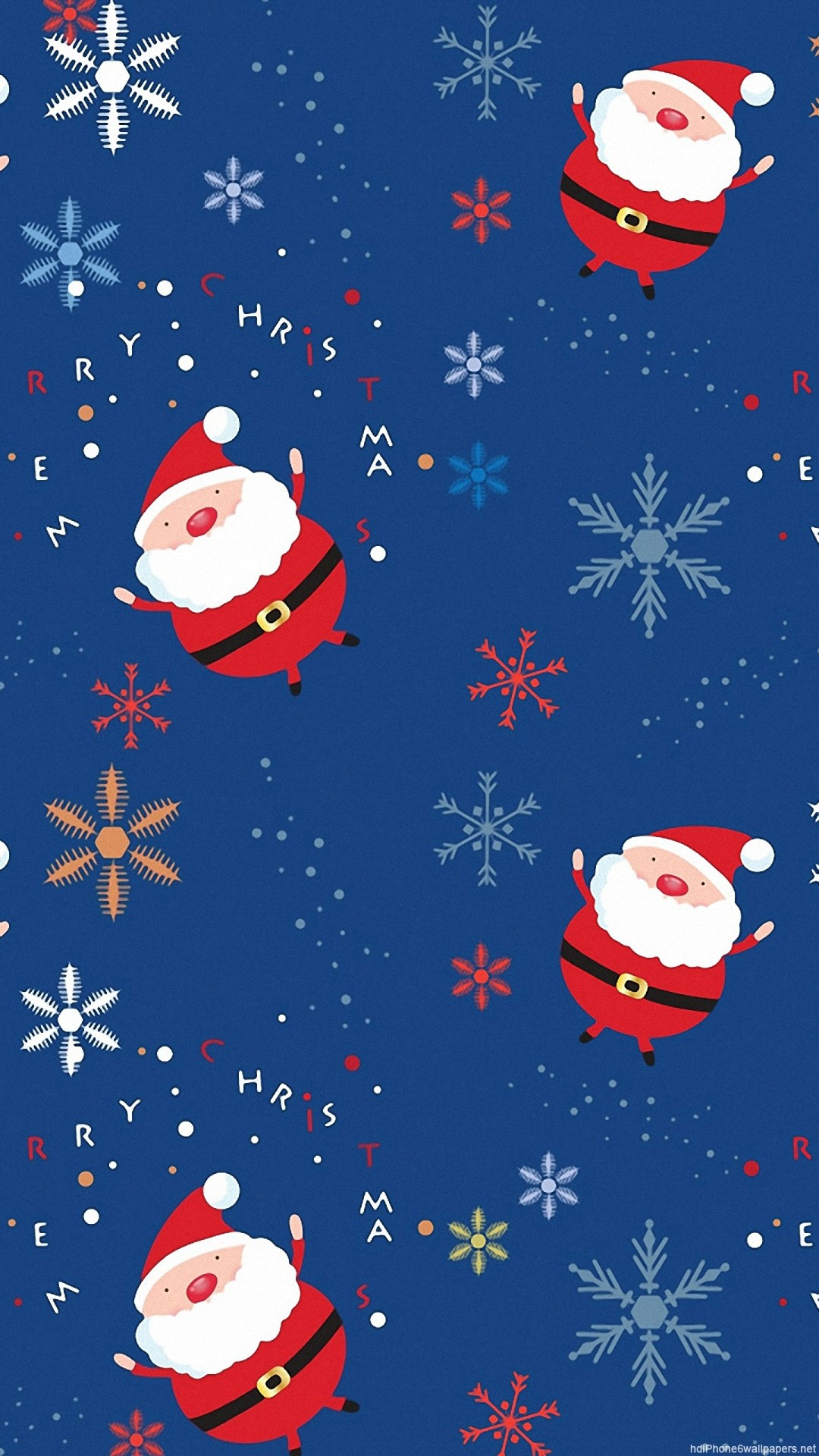 1080x1920 HD christmas pattern snow iphone 6 wallpaper