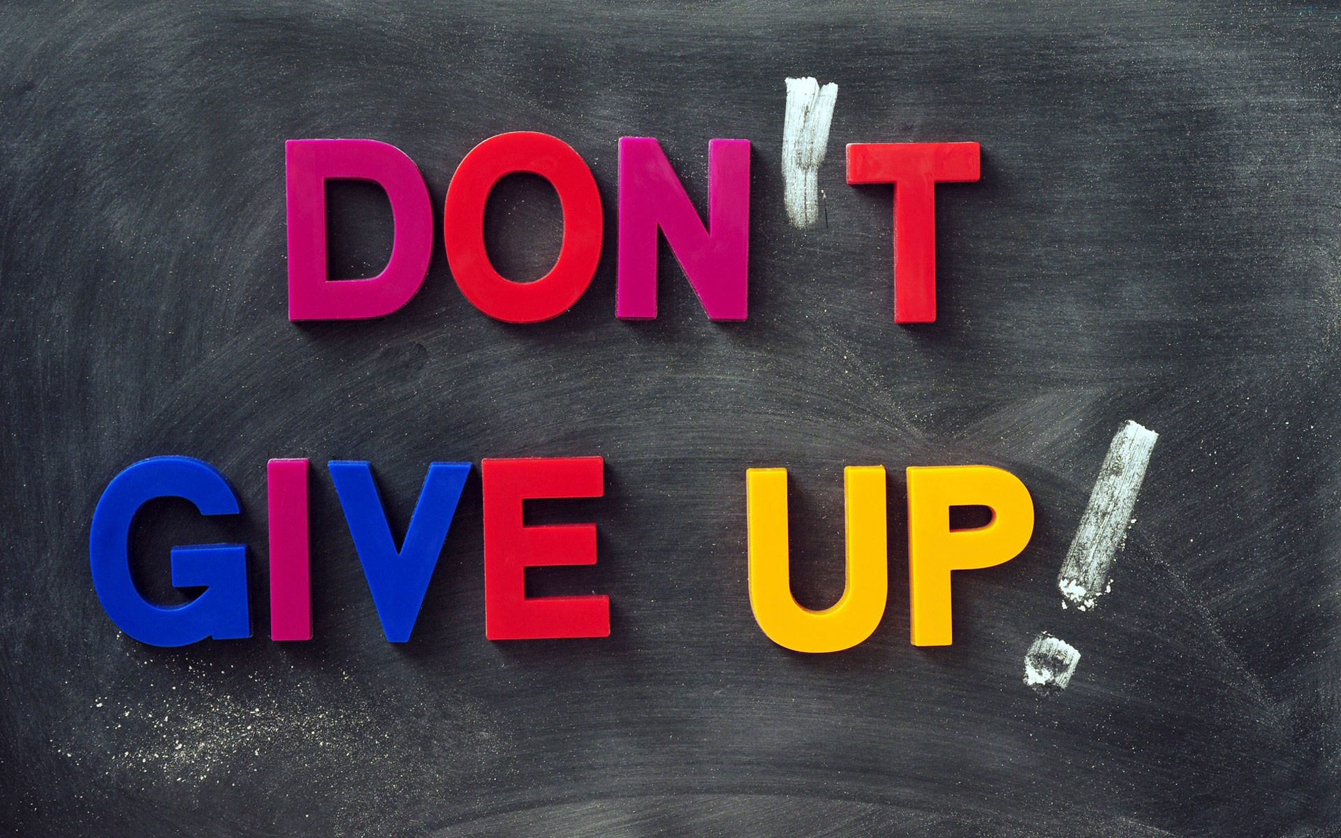 1920x1200 never give up wallpaper