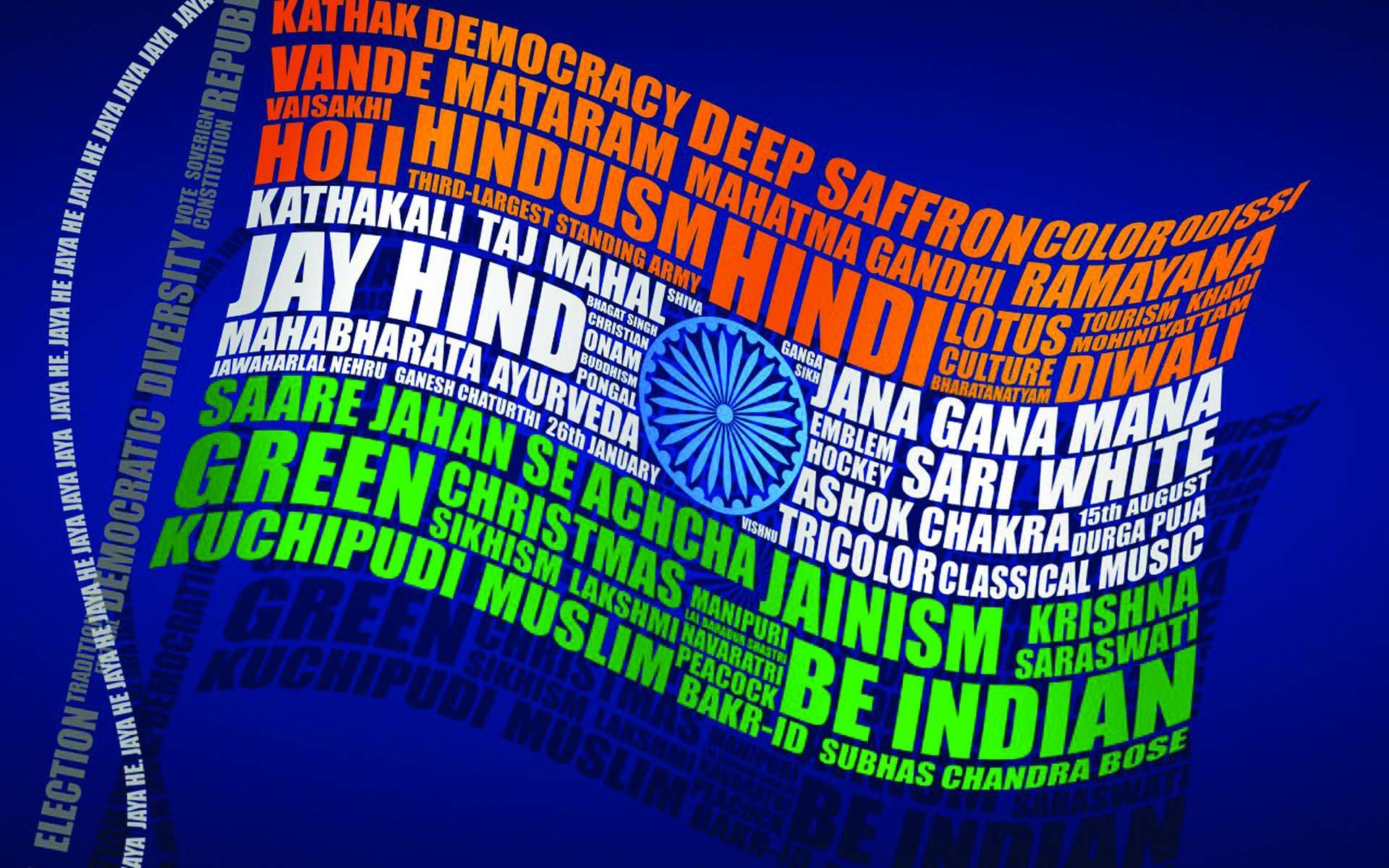 1920x1200 Indian Flag Wallpaper Animation for India Independence Day with Quotes