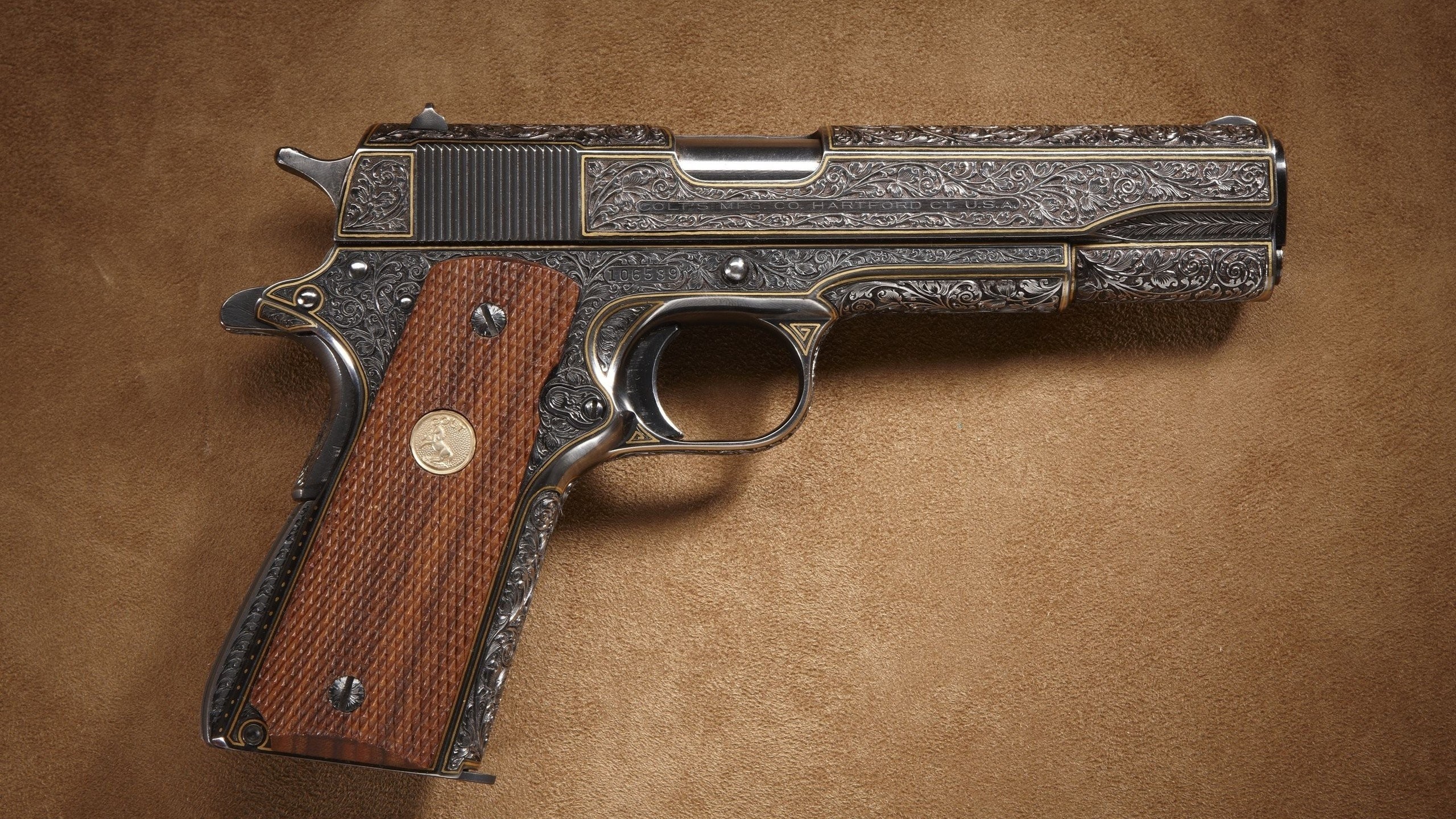 2560x1440 Weapons Guns Colt 1911