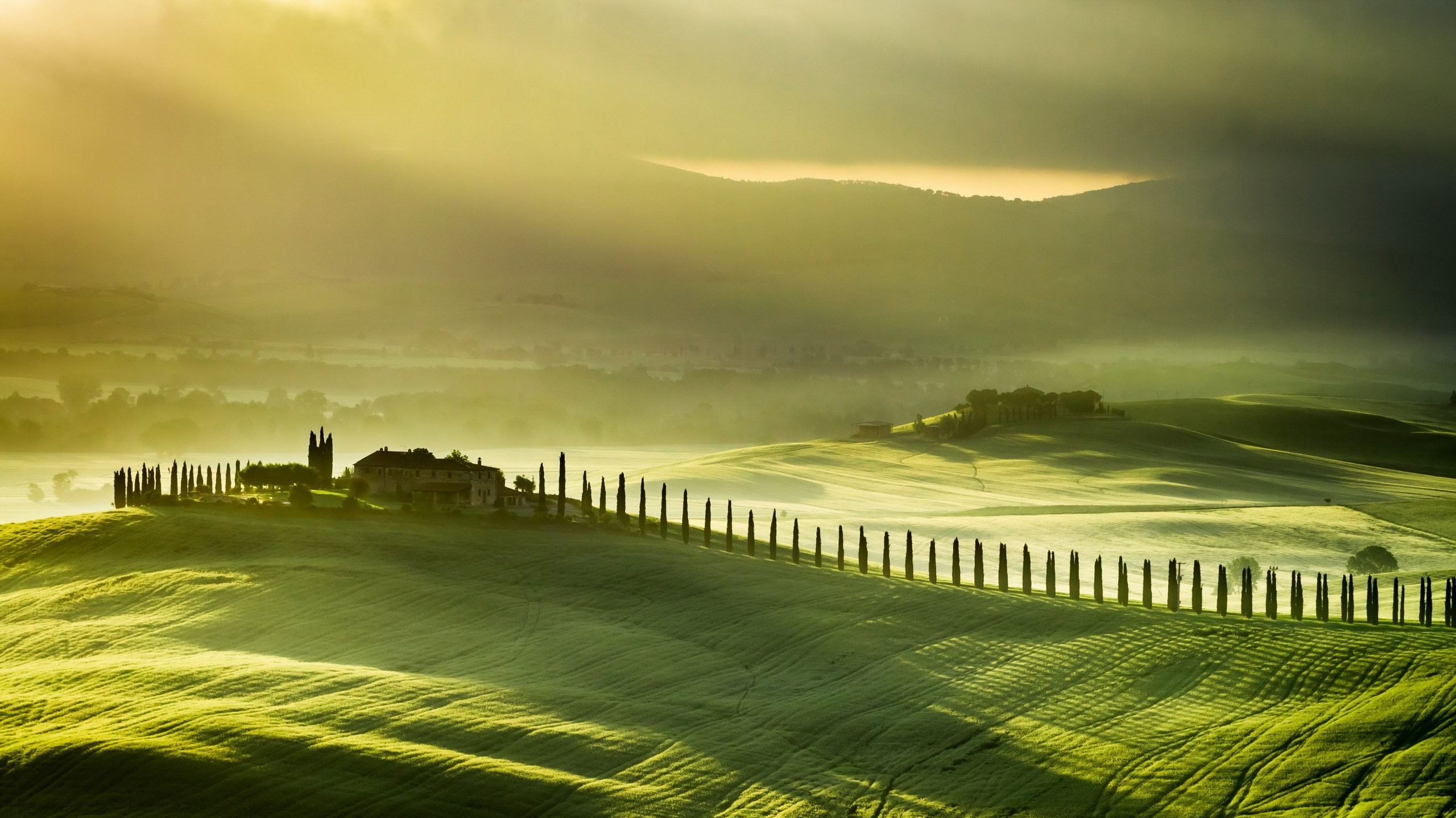 2560x1440 mobile wallpapers, pictures, green, italy,farm, hills, tuscany, windows hd,  landscape, wallpapers Wallpaper HD