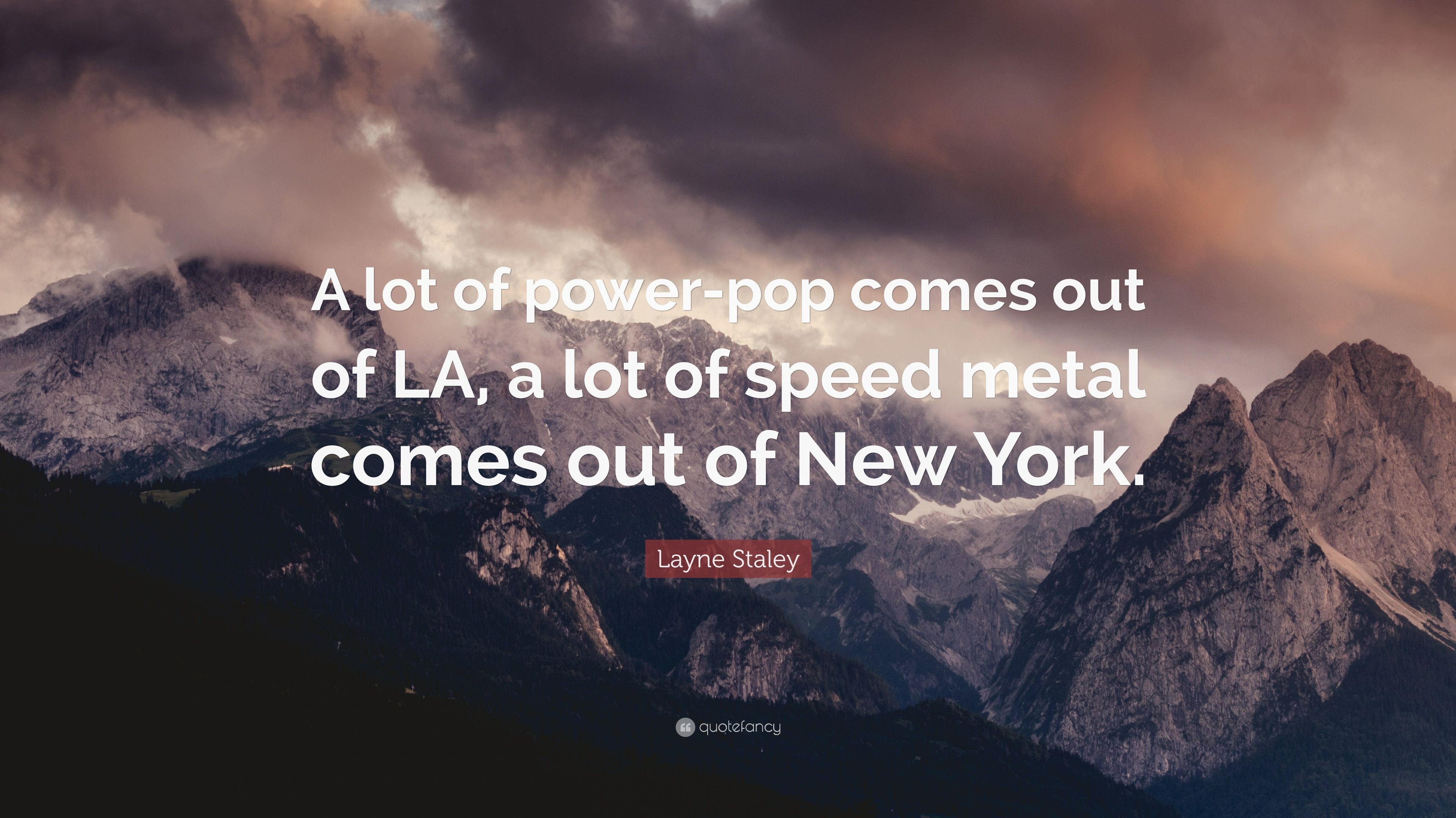 3840x2160 Layne Staley Quote: “A lot of power-pop comes out of LA,