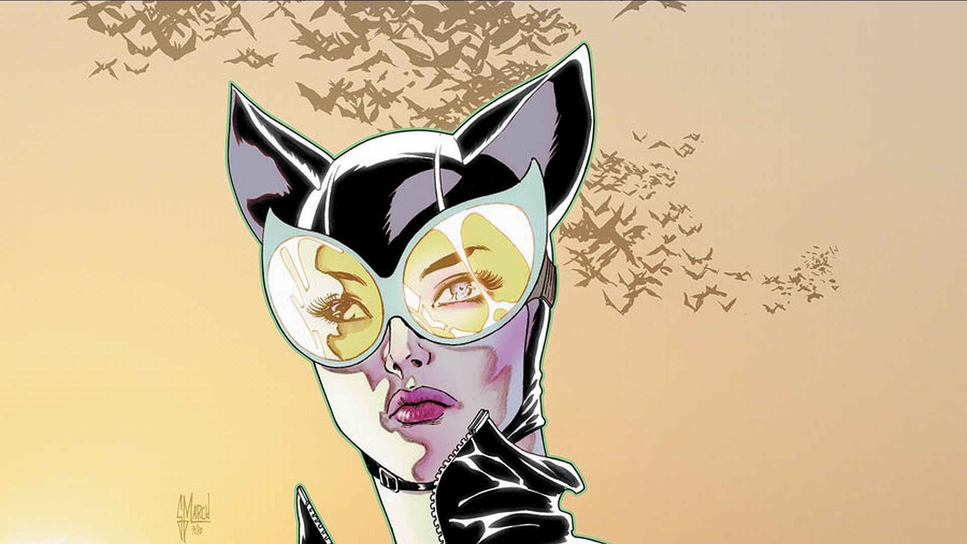 1920x1080 Comics - Gotham City Sirens Catwoman Wallpaper