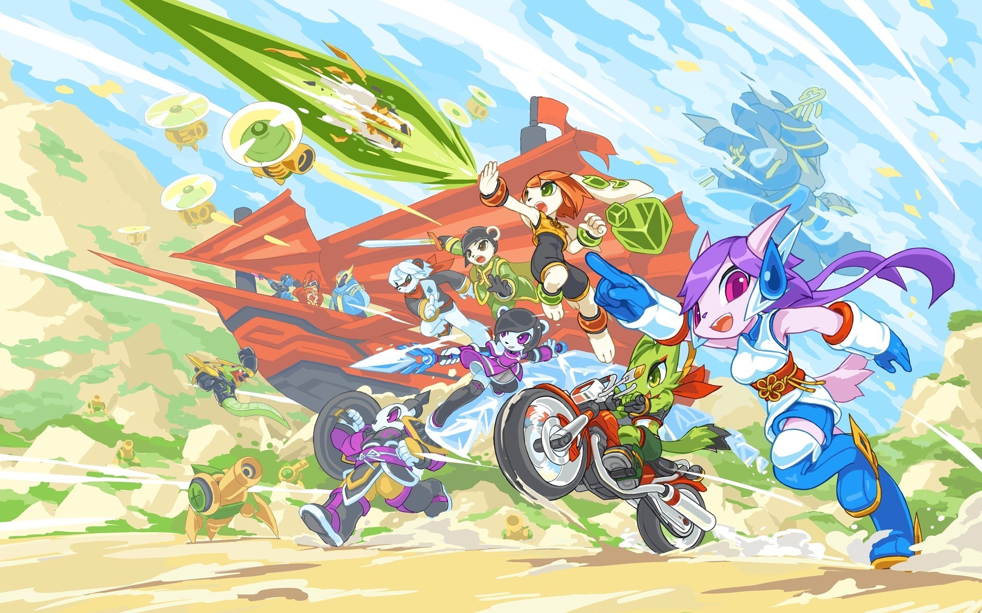 1920x1200 Freedom Planet, Indie Games Wallpapers HD / Desktop and Mobile Backgrounds