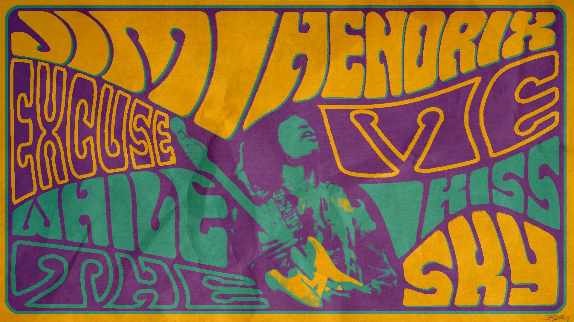1920x1080 Jimi Hendrix Desktop