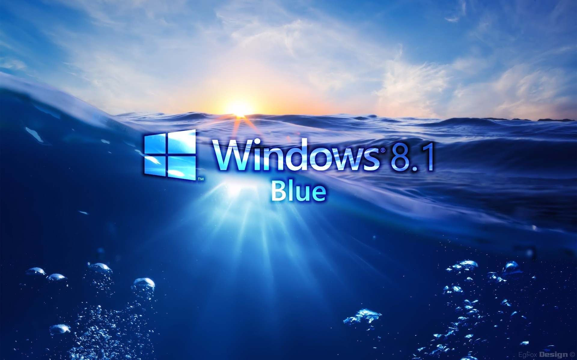 1920x1200 HD Blue Wallpapers for Windows 8.1