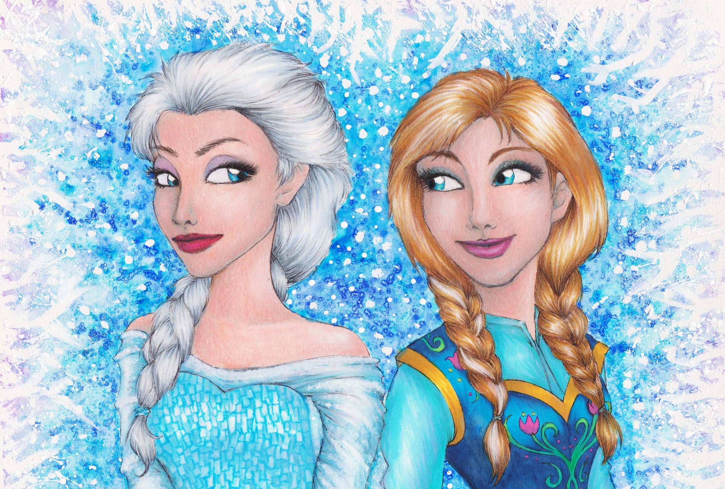 2355x1590 Elsa And Anna Backgrounds Free Download.
