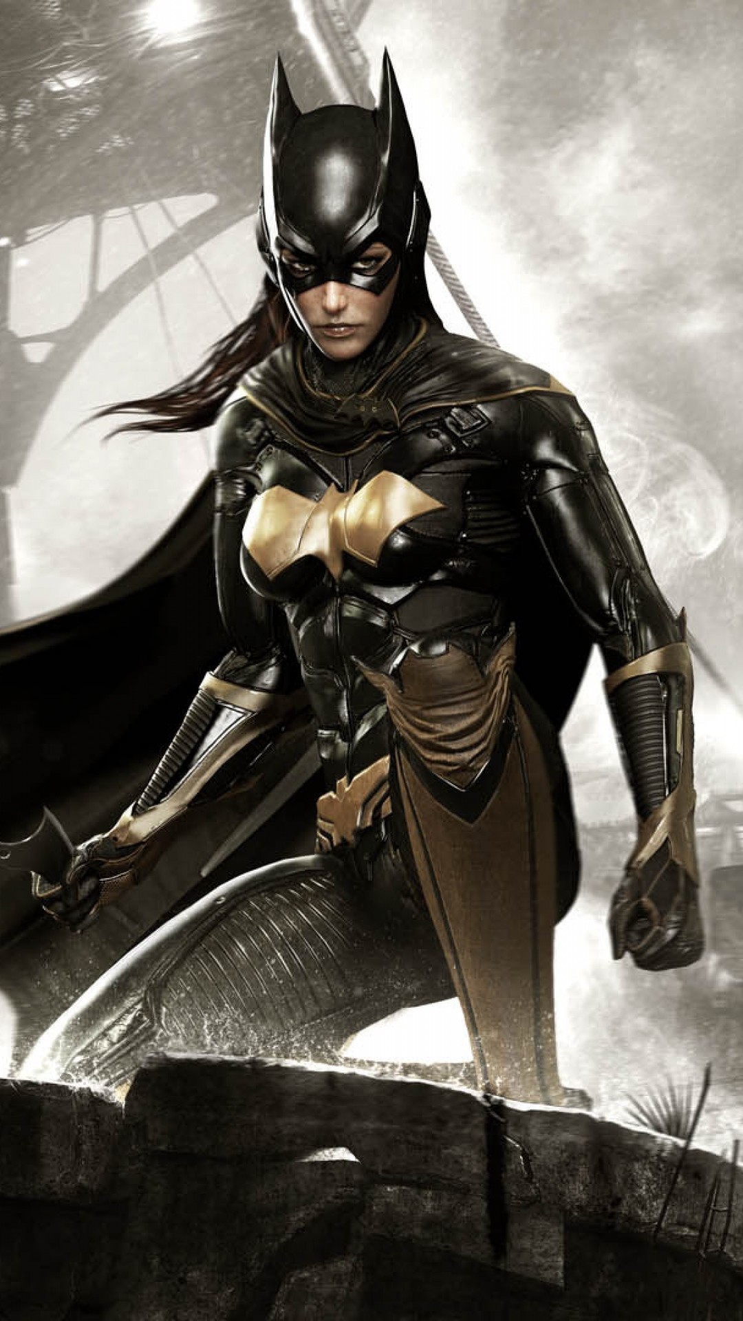 1080x1920  Wallpaper batman, arkham knight, batgirl