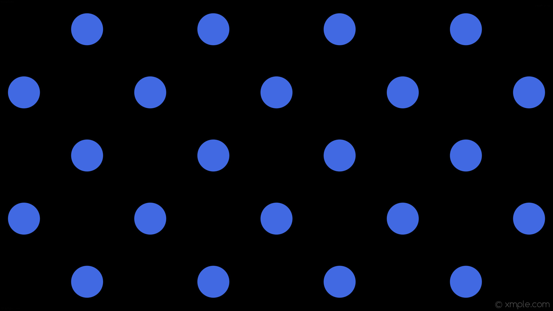 1920x1080 wallpaper blue black spots polka dots royal blue #000000 #4169e1 45Â° 111px  310px