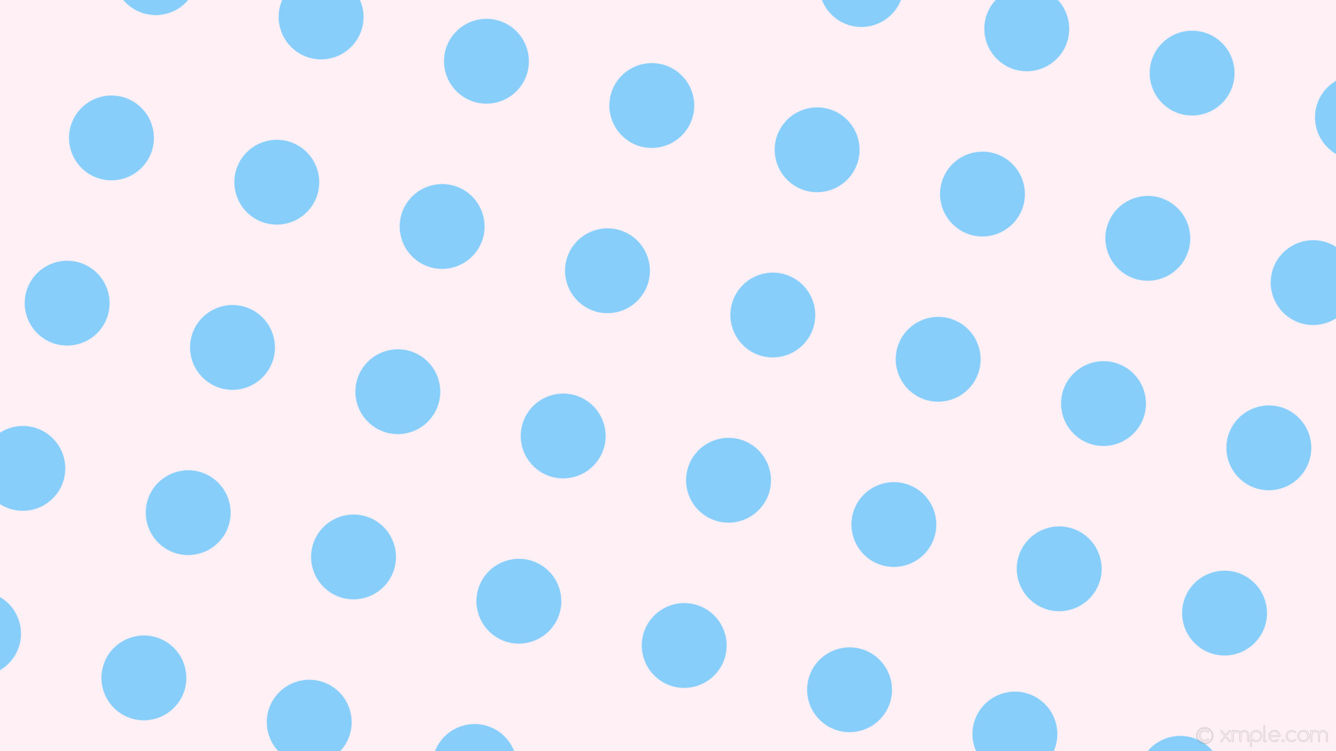 1920x1080 wallpaper white spots blue polka dots lavender blush light sky blue #fff0f5  #87cefa 345