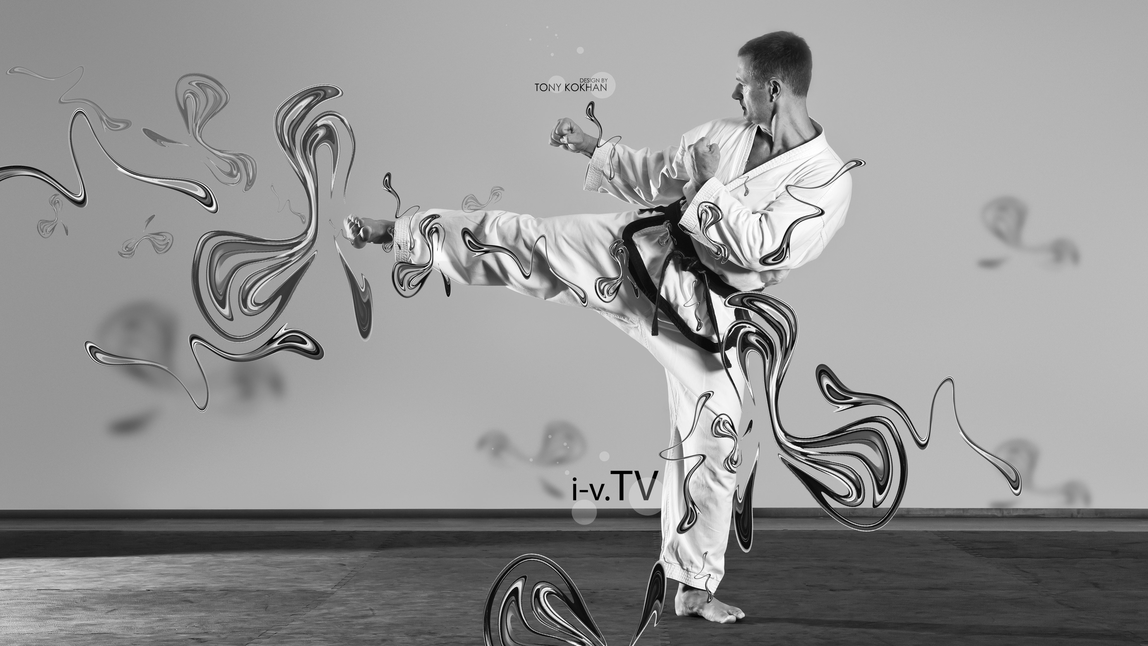 3840x2160 Karate Boy Art Super Plastic Effects Style 2015 Tony Kokhan Wallpapers