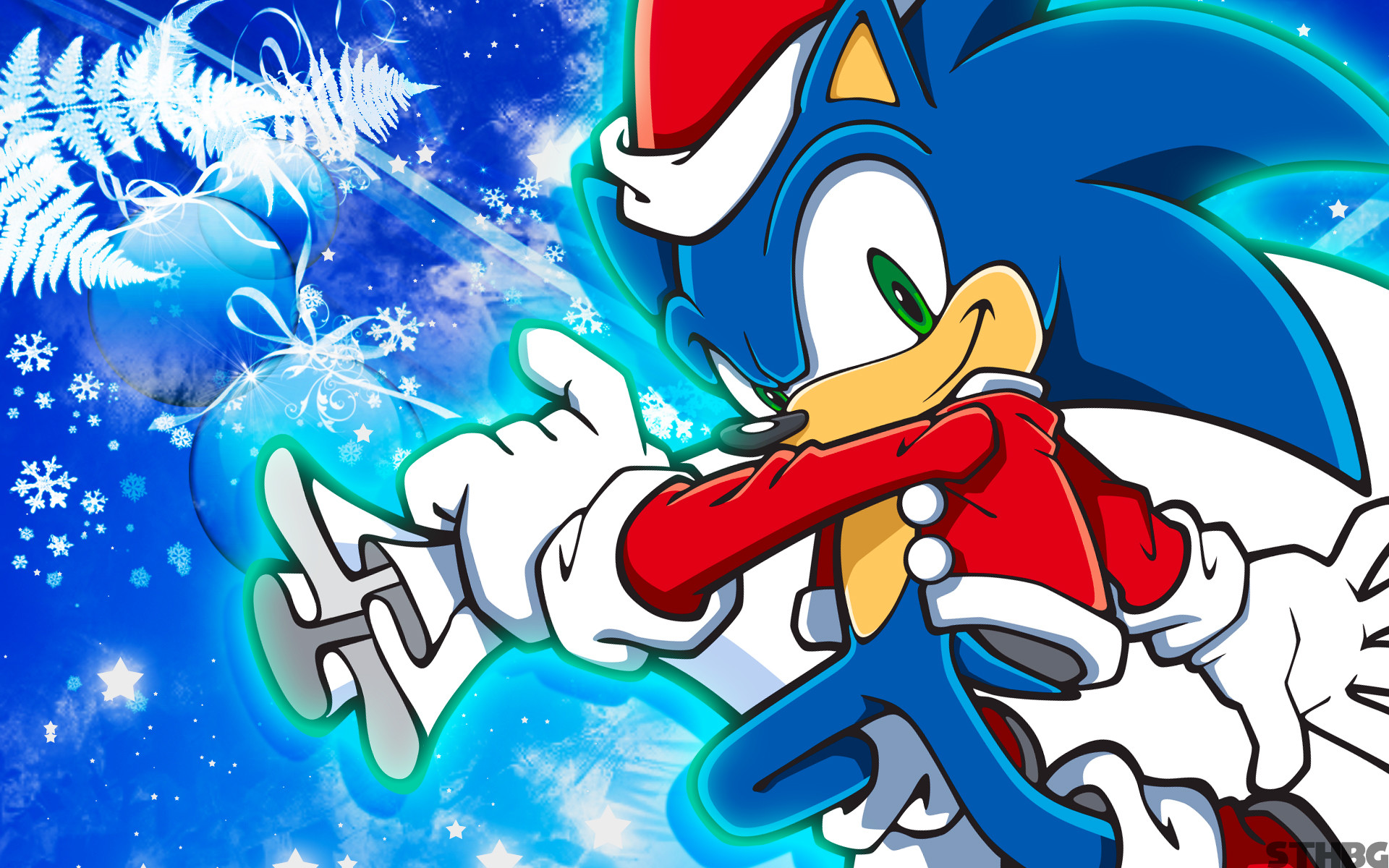 1920x1200 Christmas Sonic Wallpaper by SonicTheHedgehogBG Christmas Sonic Wallpaper  by SonicTheHedgehogBG