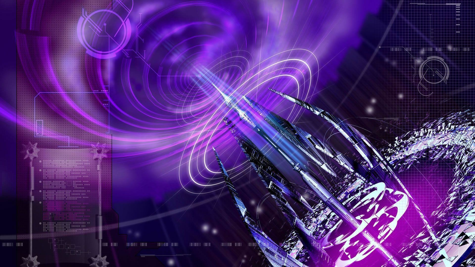 1920x1080 Wallpapers For > Cool Purple Abstract Background