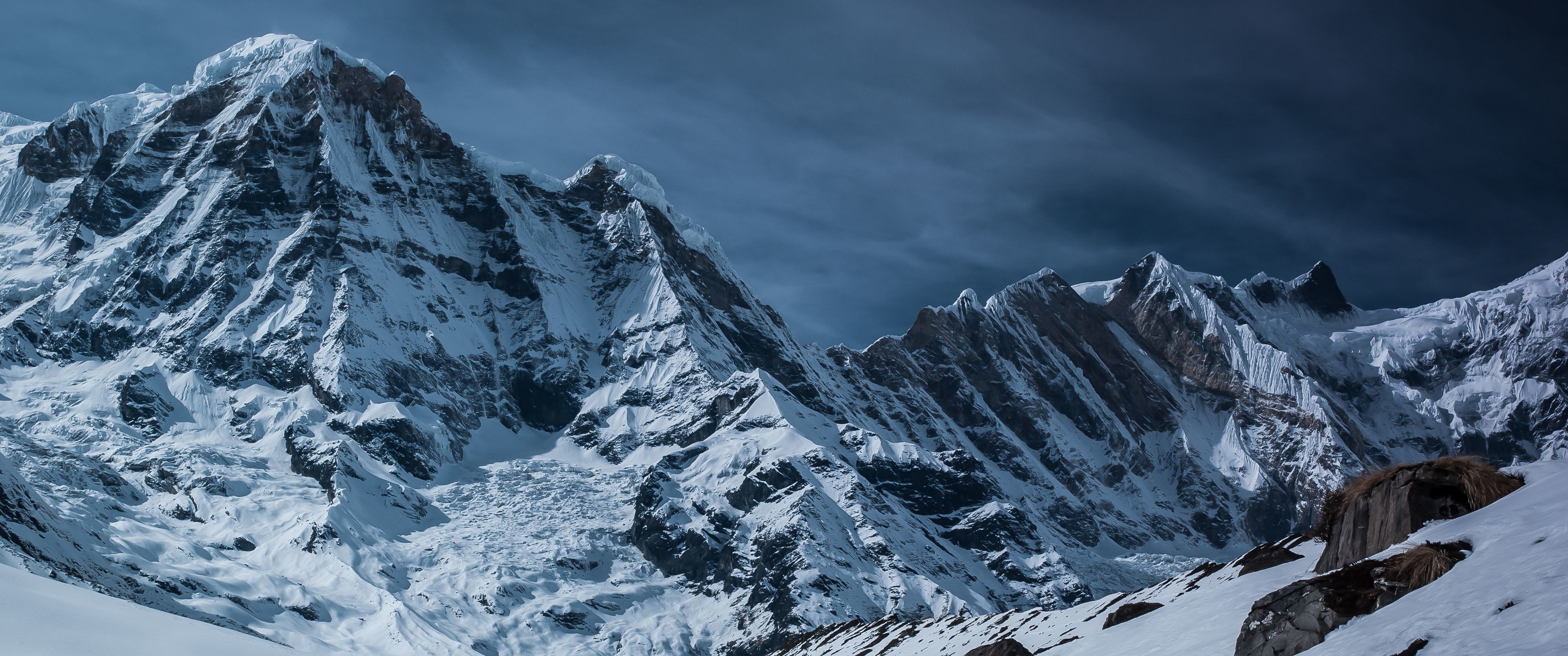 3440x1440 Snow Covered Mountains - 21:9 Ultrawide HD Wallpaper ()