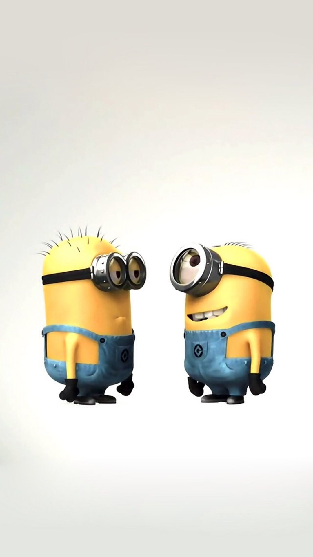 1080x1920 Funny Cute Lovely Minion Couple #iPhone #6 #plus #wallpaper
